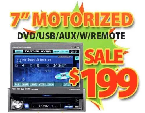 car DVD player for only $199