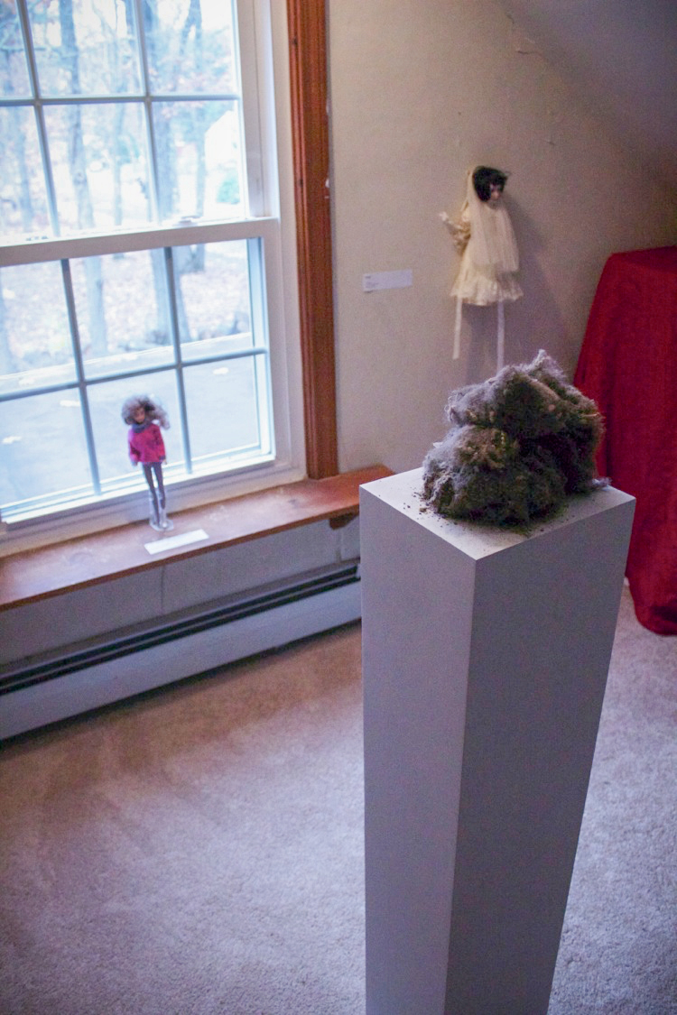 In order to make a queer space more visible I vacuumed the carpet and put it on a pedestal. What revealed itself was four months of lint, carpet, cat litter, cat hair, skin cells, human hair, dirt or what I call "queer lint."