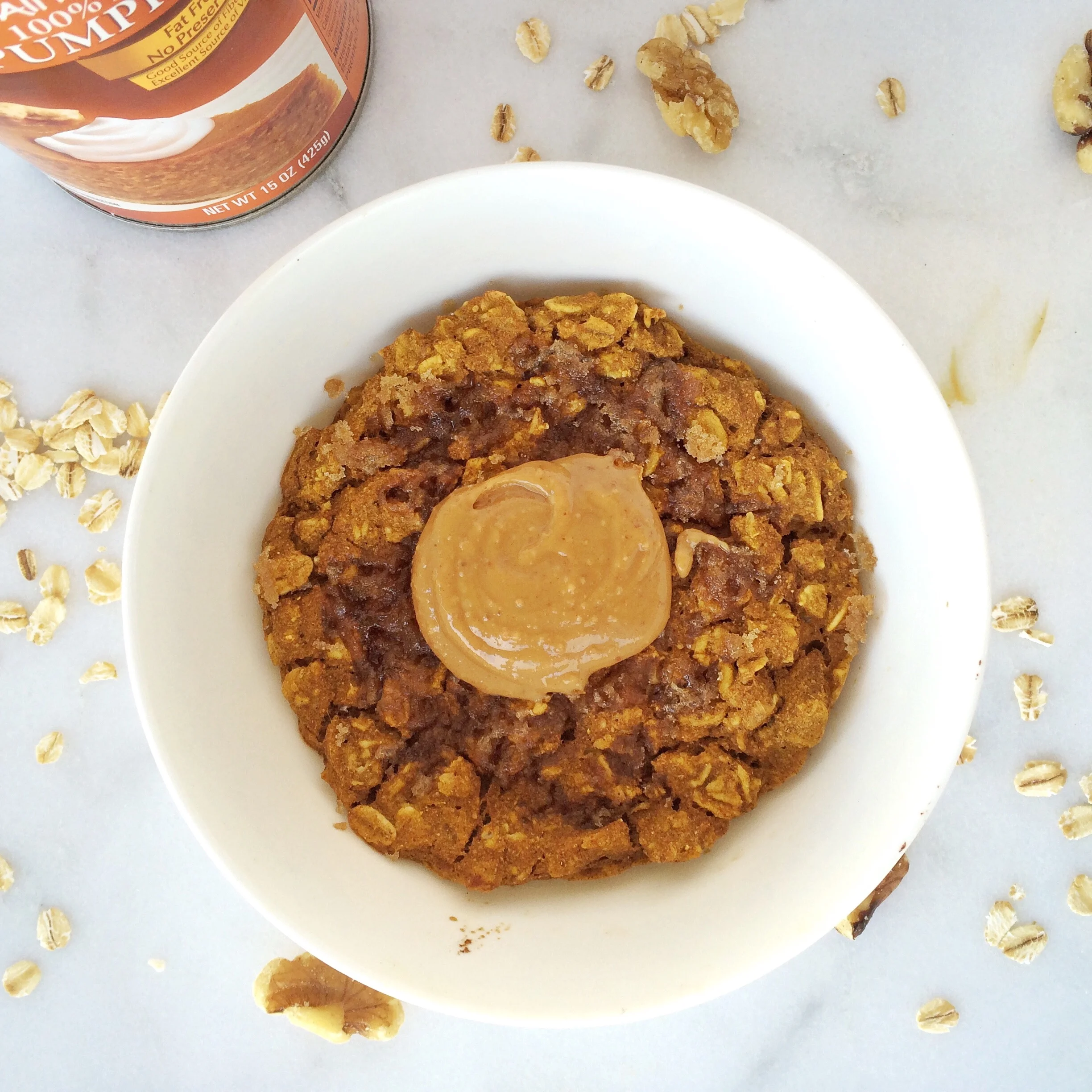 Doughy Snickerdoodle Oatmeal Breakfast Bake