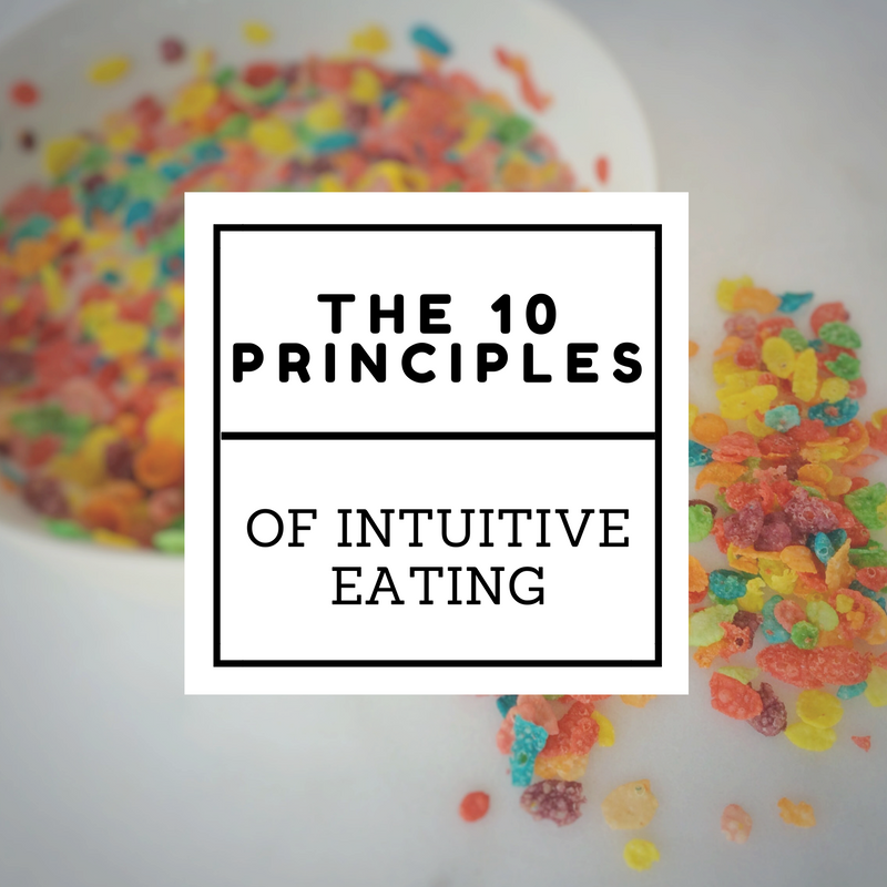 The 10 Principles of Intuitive Eating