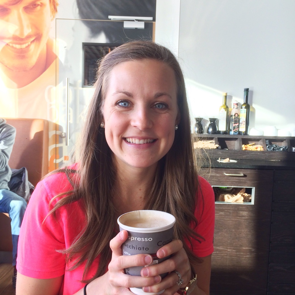 My first cappuccino of the trip in the airport in Frankfort, Germany (I have MAAAANNNNY since).