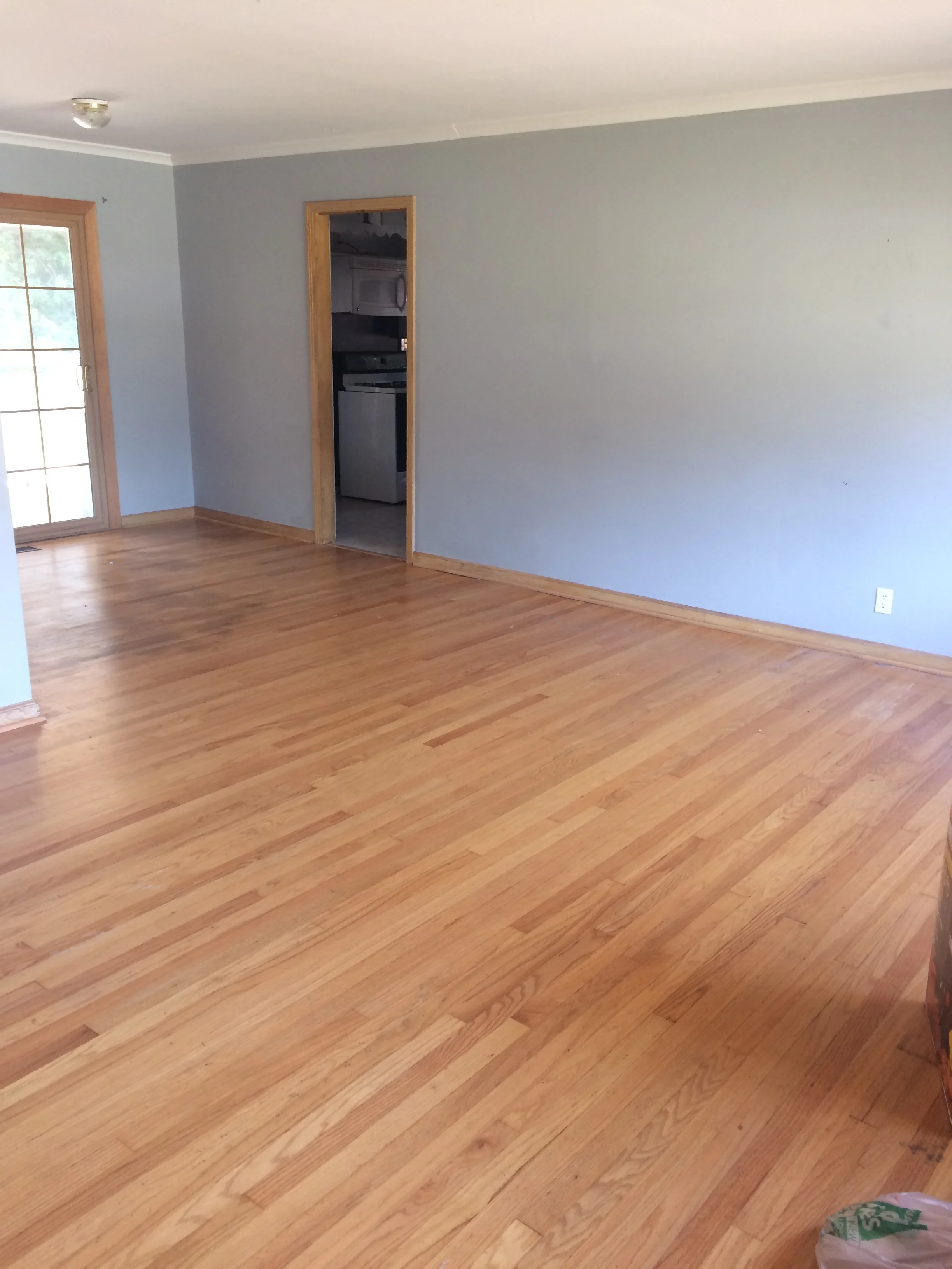 BEFORE: the kitchen is through that door