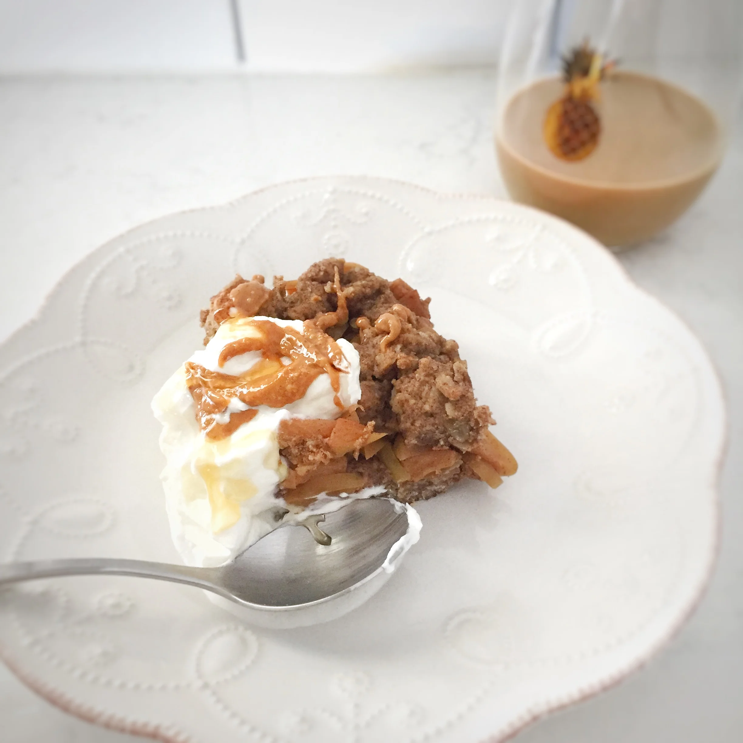 Apple Crumble Snack Bars