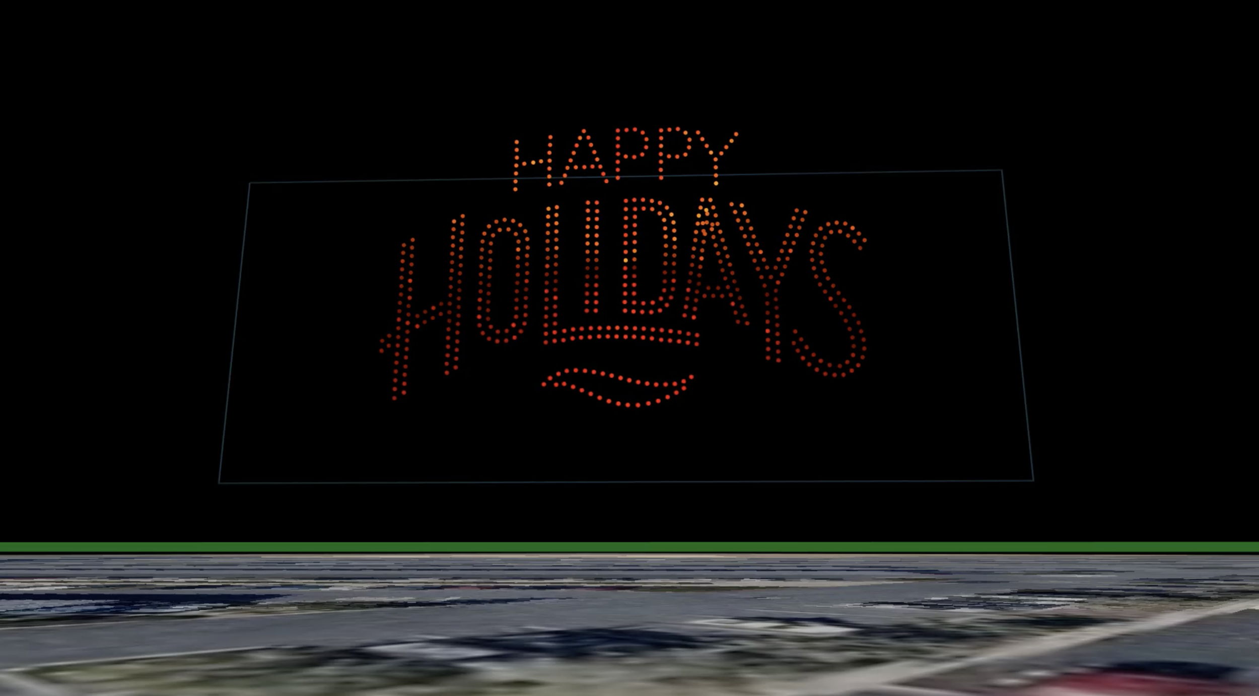 Walmart Holiday Drone Tour original campaign image