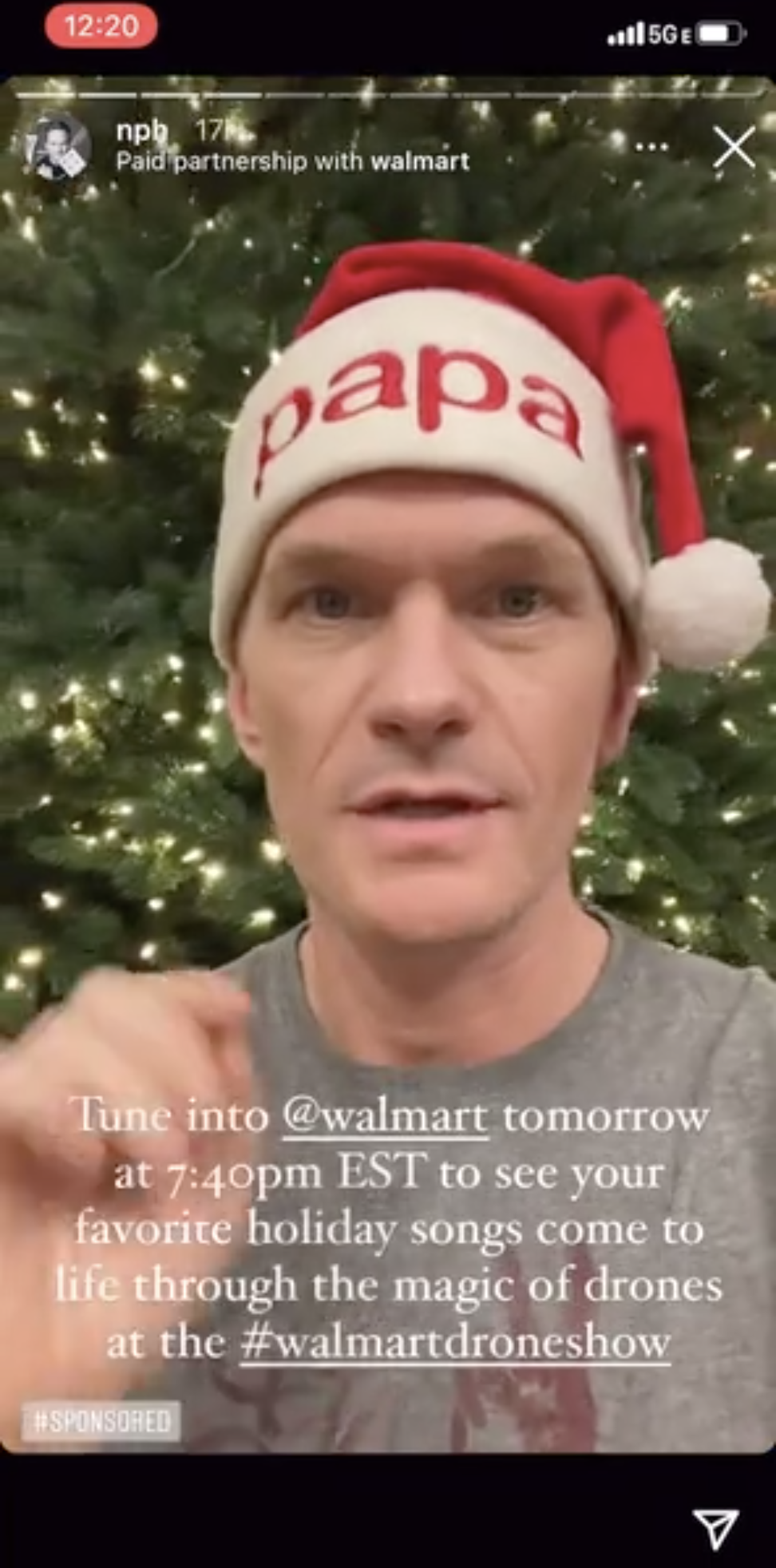 Walmart Holiday Drone Tour original campaign image