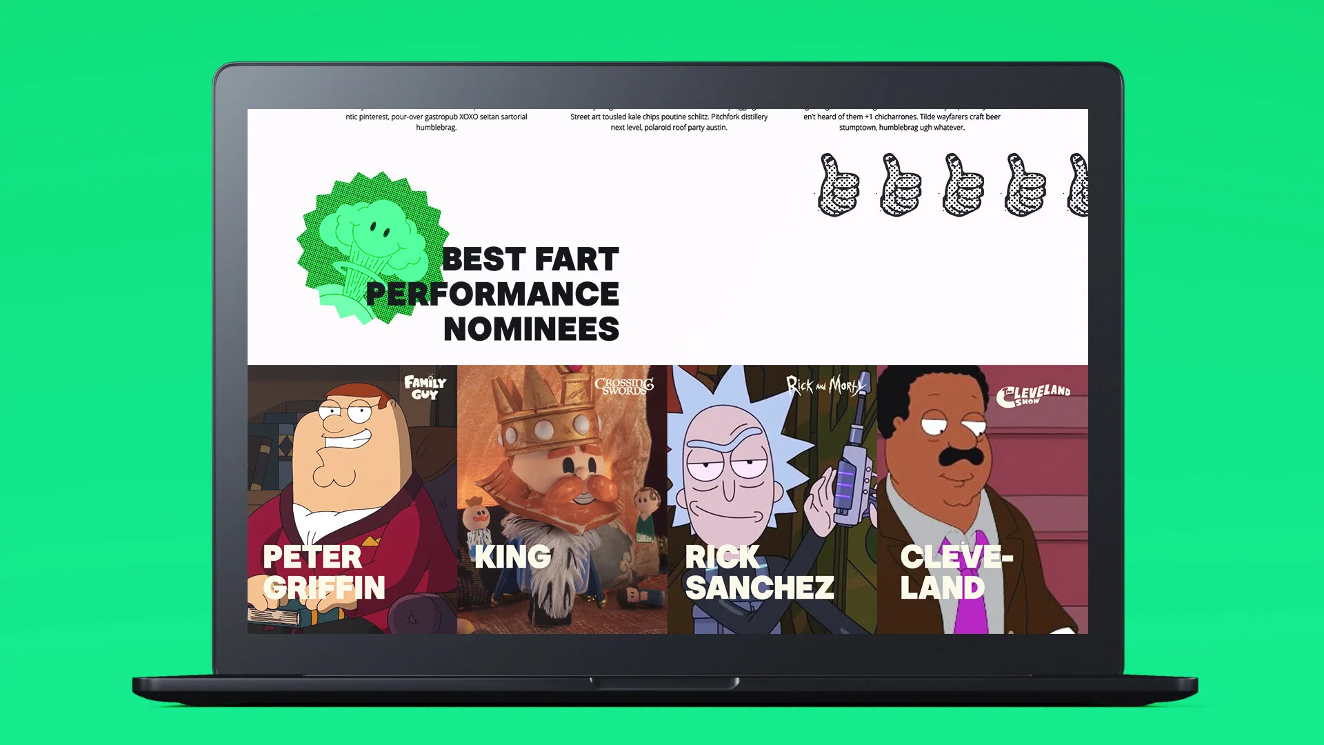 HAHA Awards original campaign asset 1