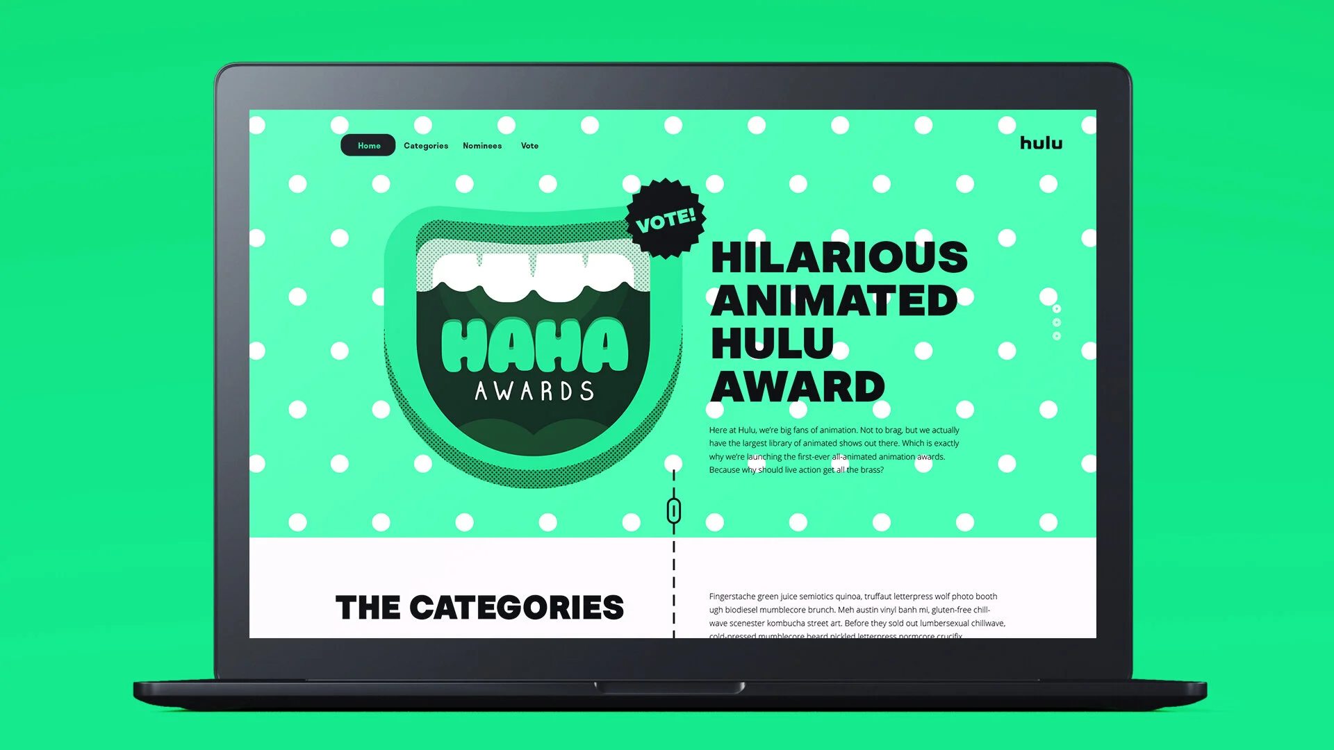 HAHA Awards original campaign asset 2