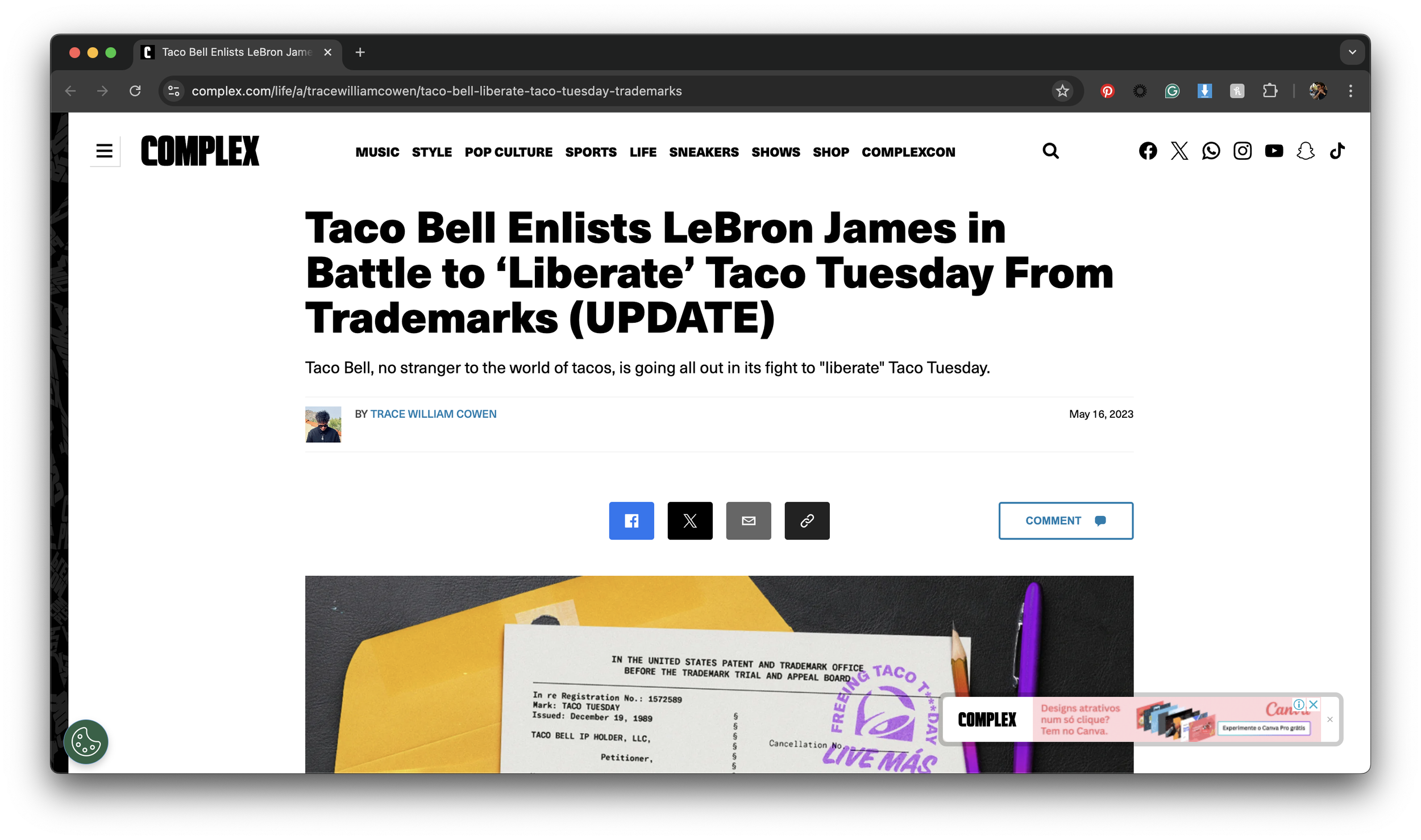 Freeing Taco Tuesday original campaign image