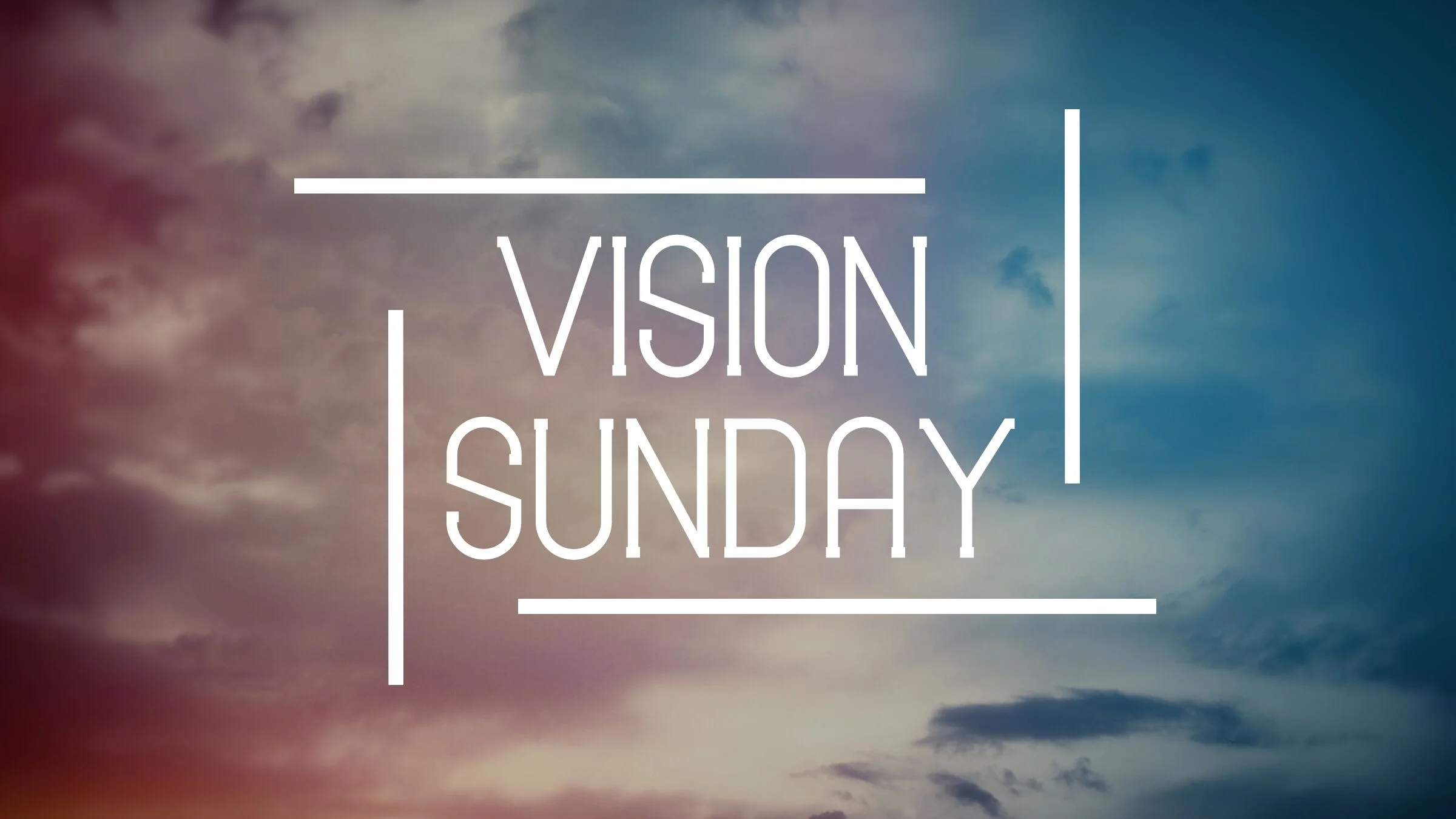 Vision Sunday: Go where it is deeper