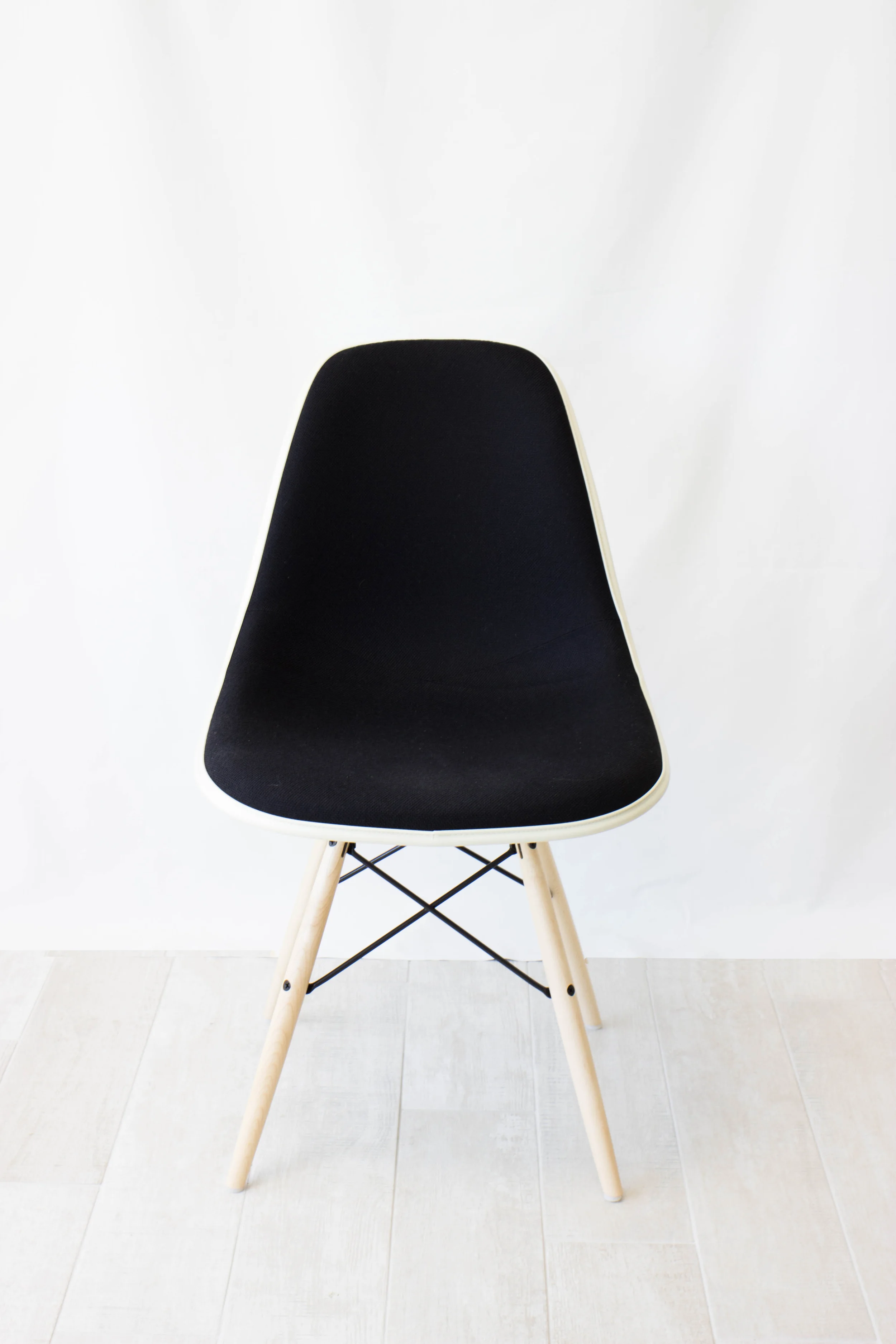 Black Eames chair