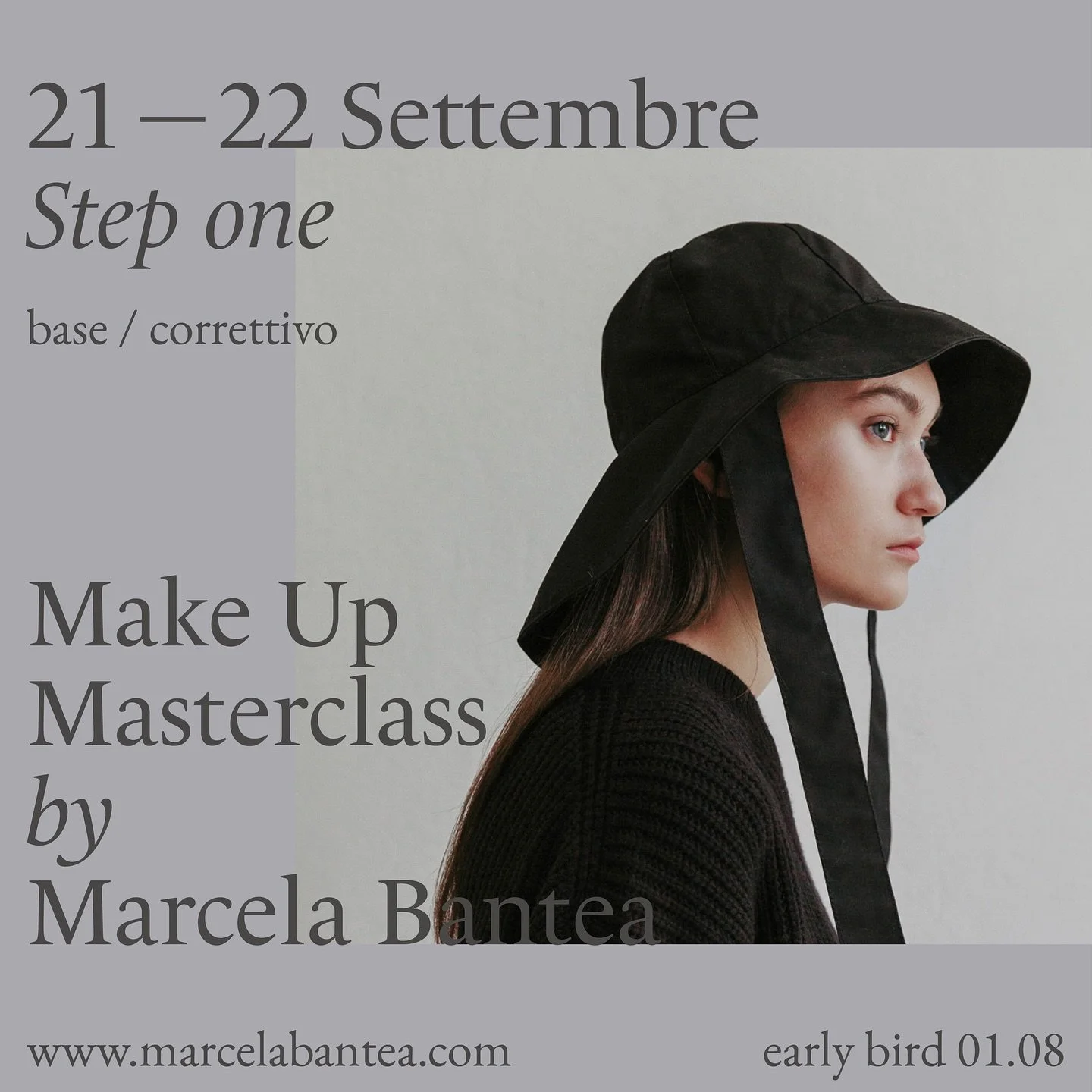 Felice e grata di annunciare questo nuovo inizio! 

Ogni volta &egrave; diverso, cos&igrave; stimolante e creativo per ogni partecipante, che sia corsista, collaboratore, modella, designers, chiunque stia dietro all&rsquo;organizzazione con cura e se