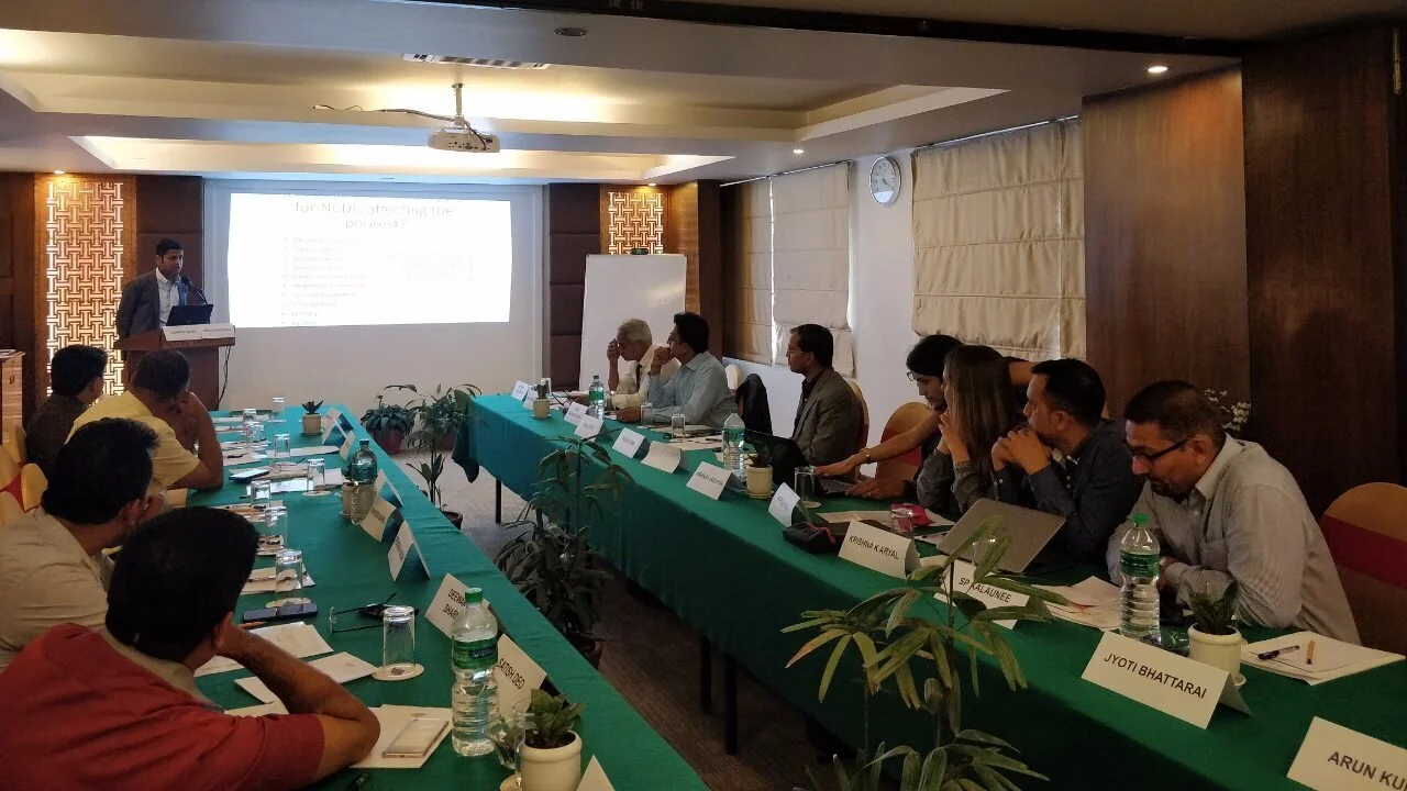 Commissioners meeting in Kathmandu on 6 June 2019.