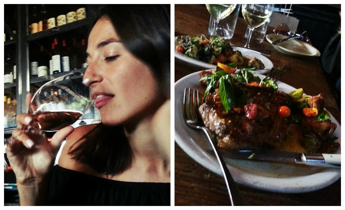 We ate at Gjelina on the cool Abbot Kinney Boulevard. Hands down one of the best meals of my life. Expensive but so worth it. Not touristy, it was recommended by locals.