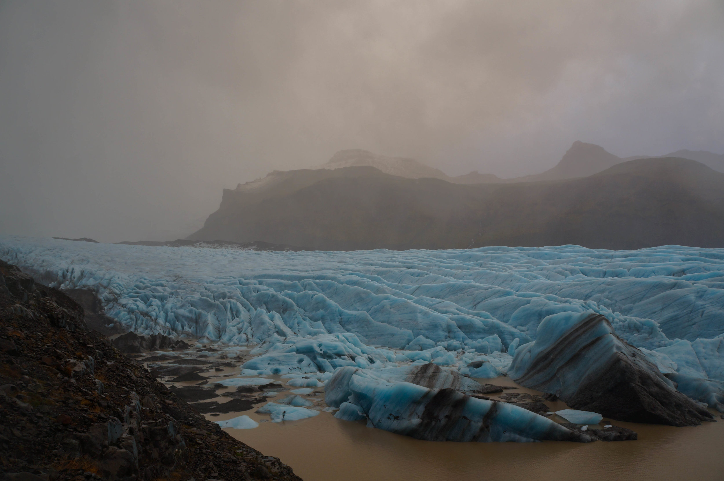 Svínafellsjökull glacier