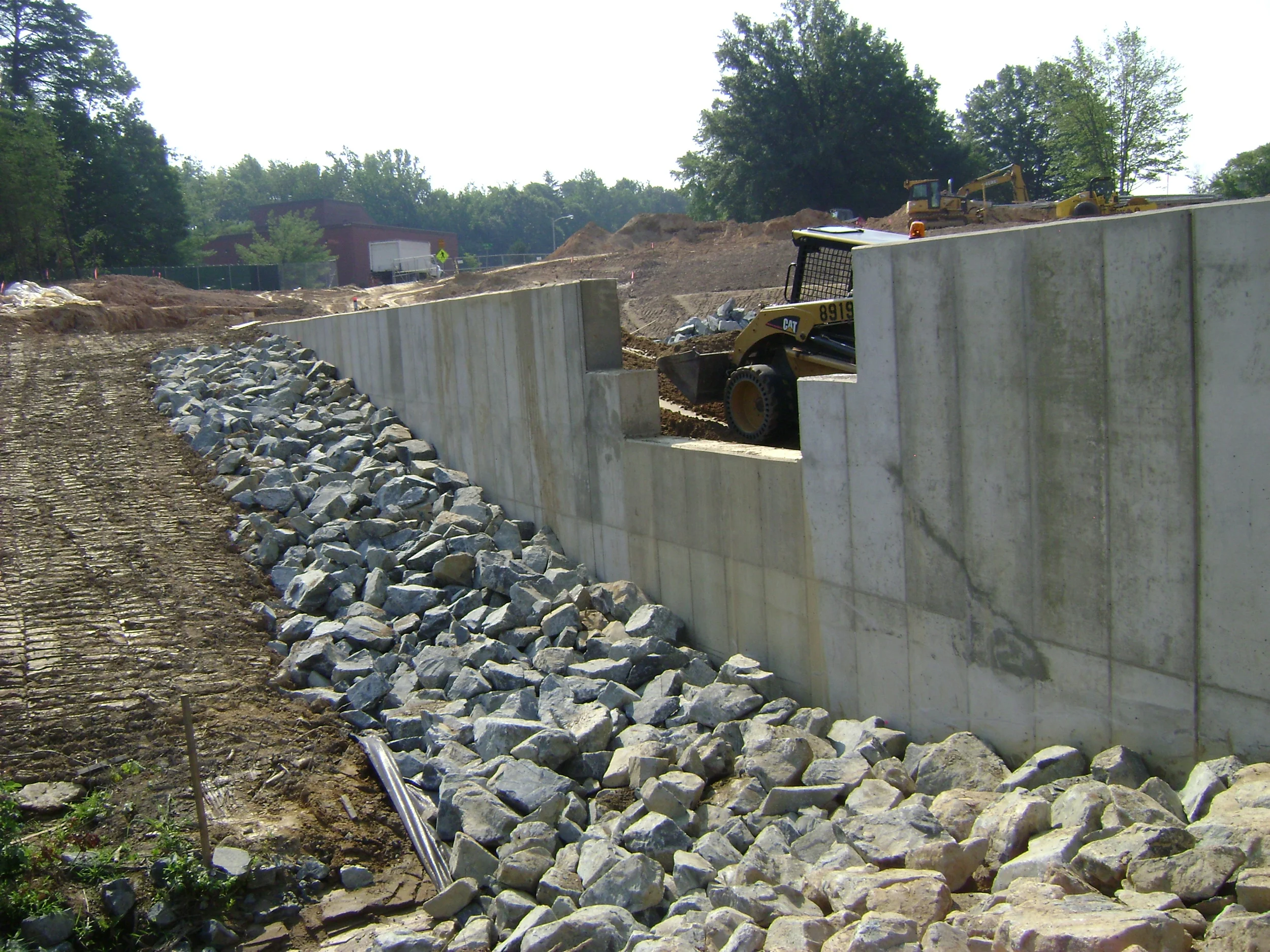 Pinnacle Design Build Group Inc Cast In Place Concrete Retaining Walls