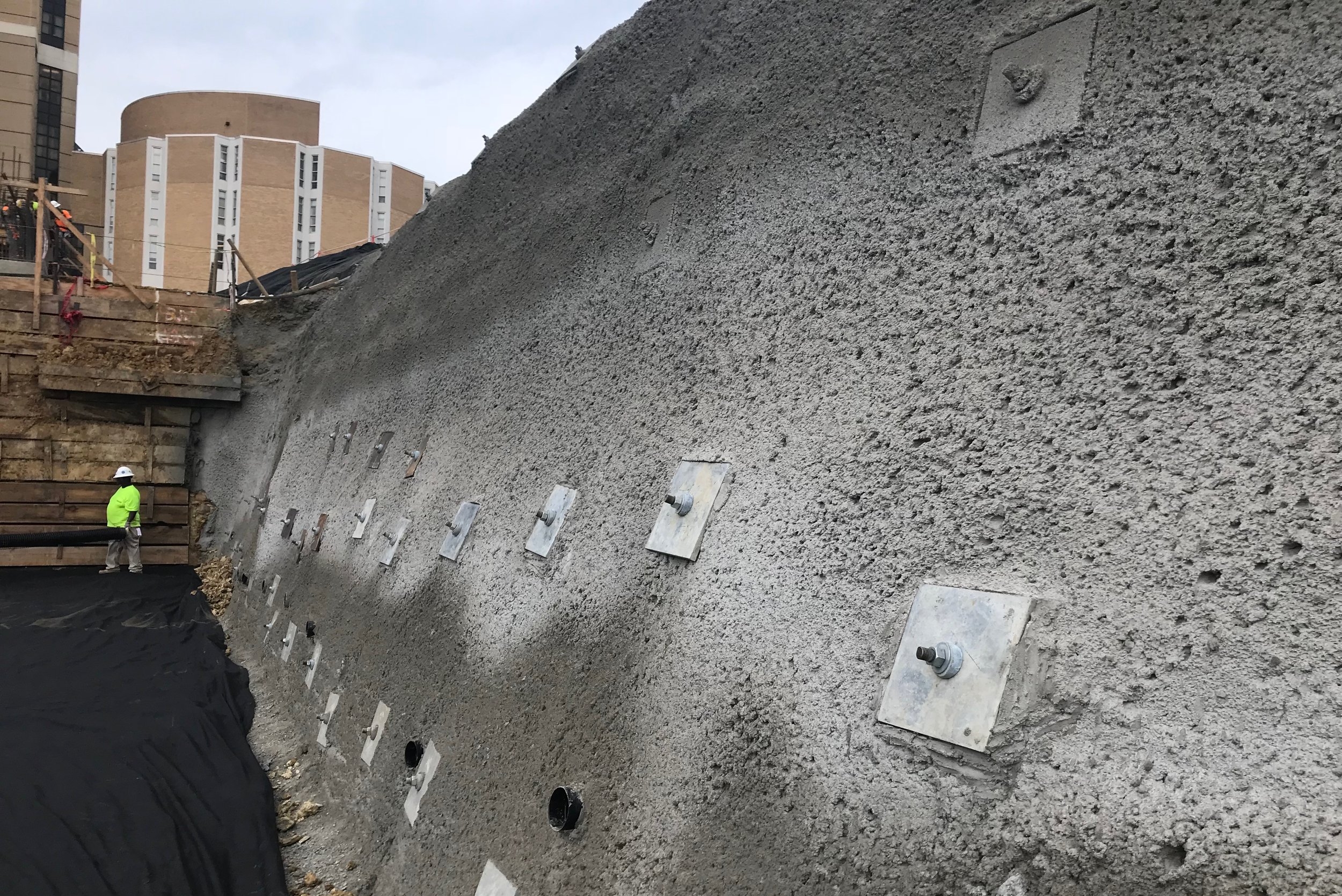 Soil Nail Temporary Shoring