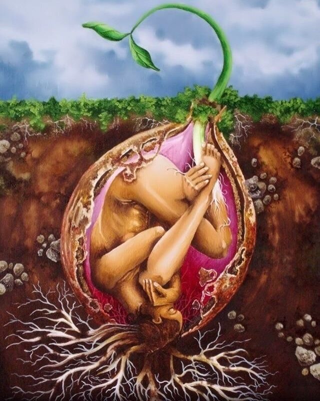 Happy Earth day all your quarantined humans! Spend some time with #MamaEarth today! 
#gorgeousart #earthday2020 #plantyourself #grow #goddessenergy