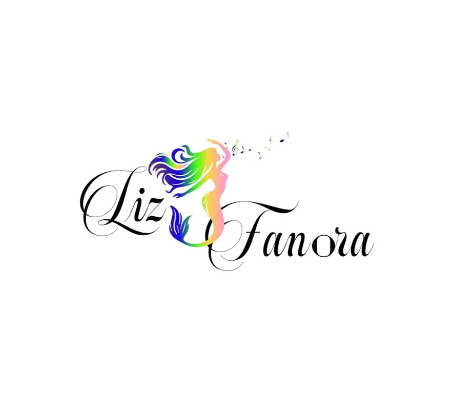 New logo courtesy of SARTTY! Thank you!! 🧜🏽&zwj;♀️ Get your LizFanora merch at my upcoming debut album release at @theblockpetaluma on Friday Sept 19th 5pm-9pm! 🎶💿💖🌈