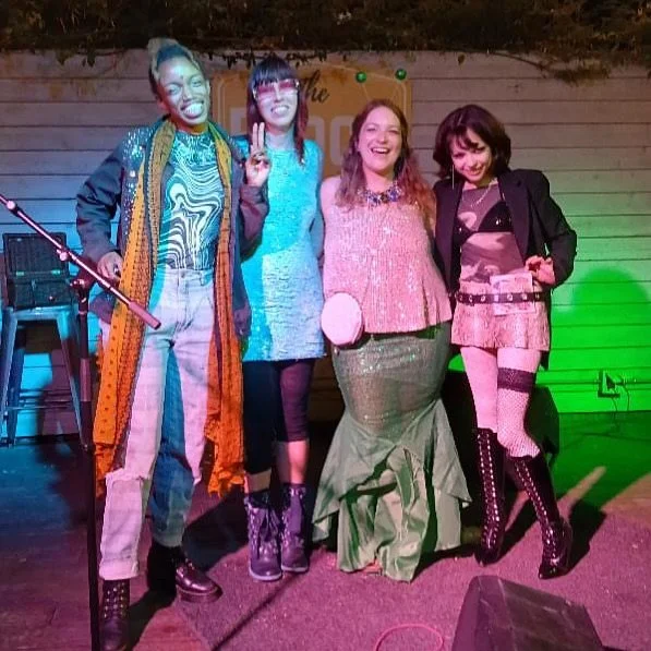 Still on such a high from an Amazing album release show🎶🔥🔥🔥🎶 many things to these incredible inspiring artists who shared the stage with me! @faethora @spacewalker92 &amp; @brittanyaquamarine - Y&rsquo;all are incredible, beautiful, powerful and