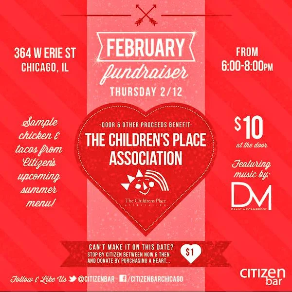 Children's Place Association February Fundraiser