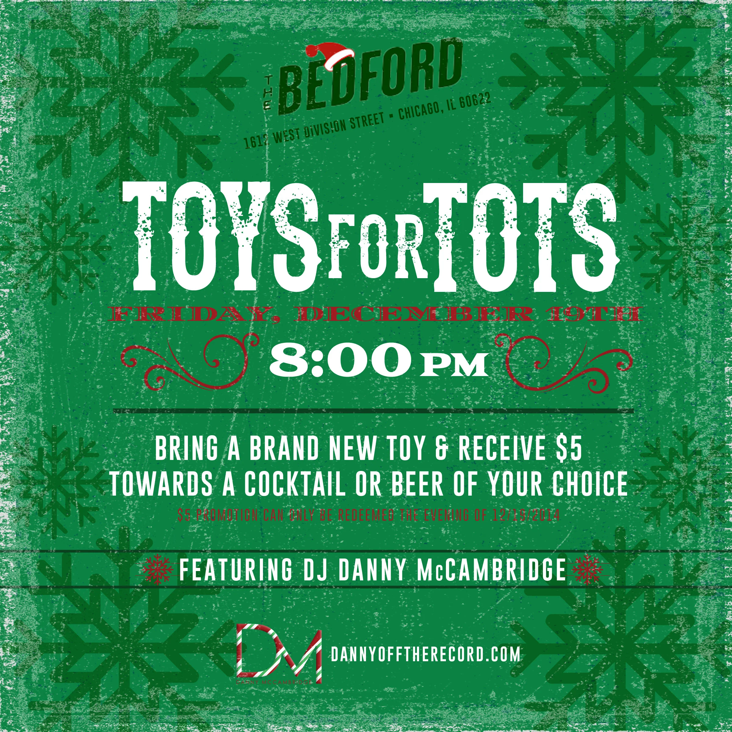 Bedford Toys for Tots Poster