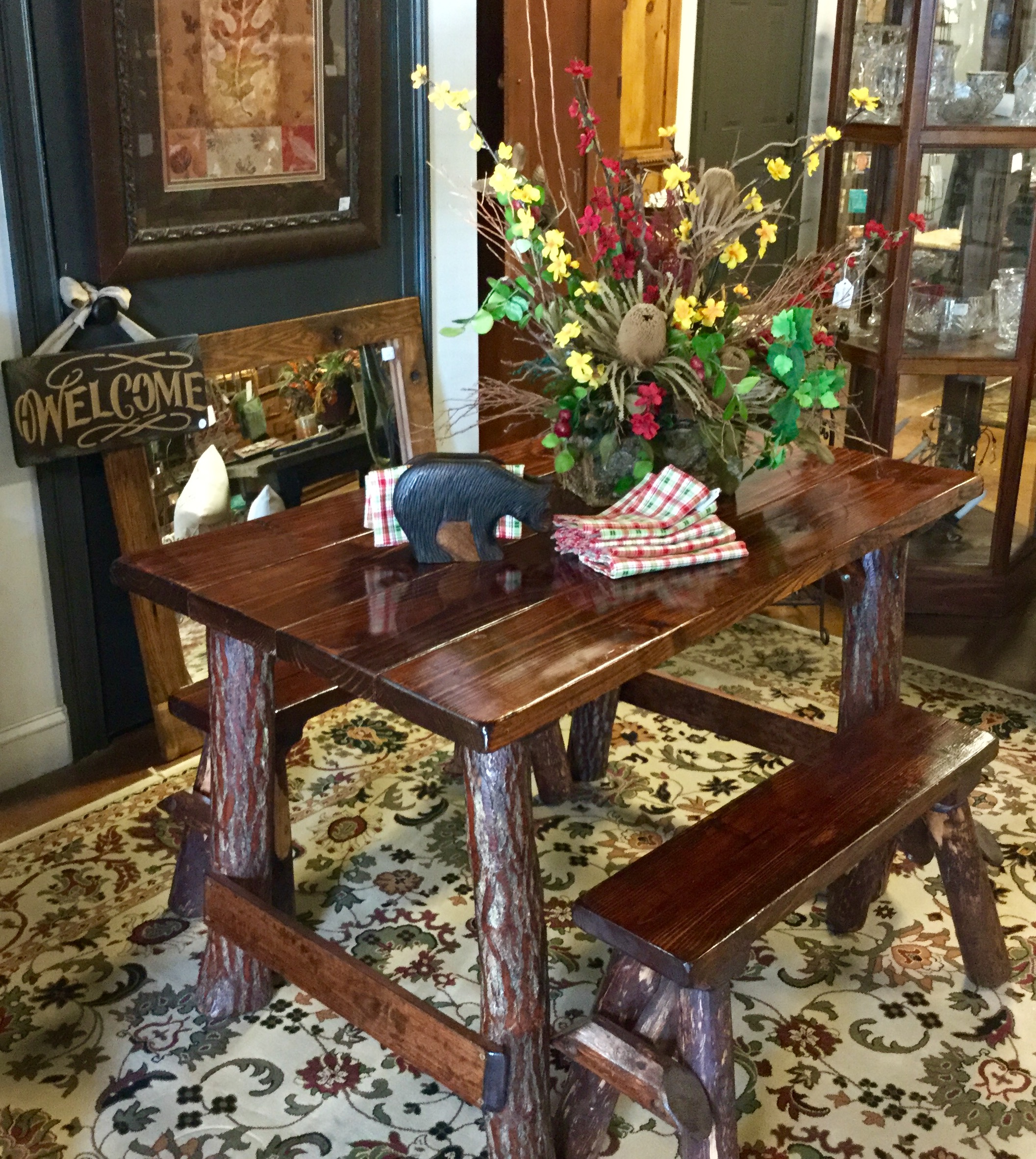 Twist Consignments_Fall table bear.jpeg