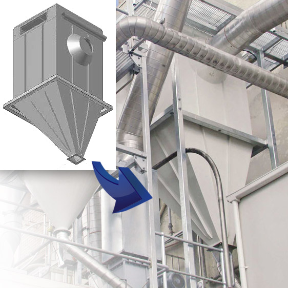 Dust Collector at a Food Manufacturing Plant