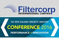 Filtercorp to Exhibit at the NZ Concrete Industry Conference – 6-8 October 2016