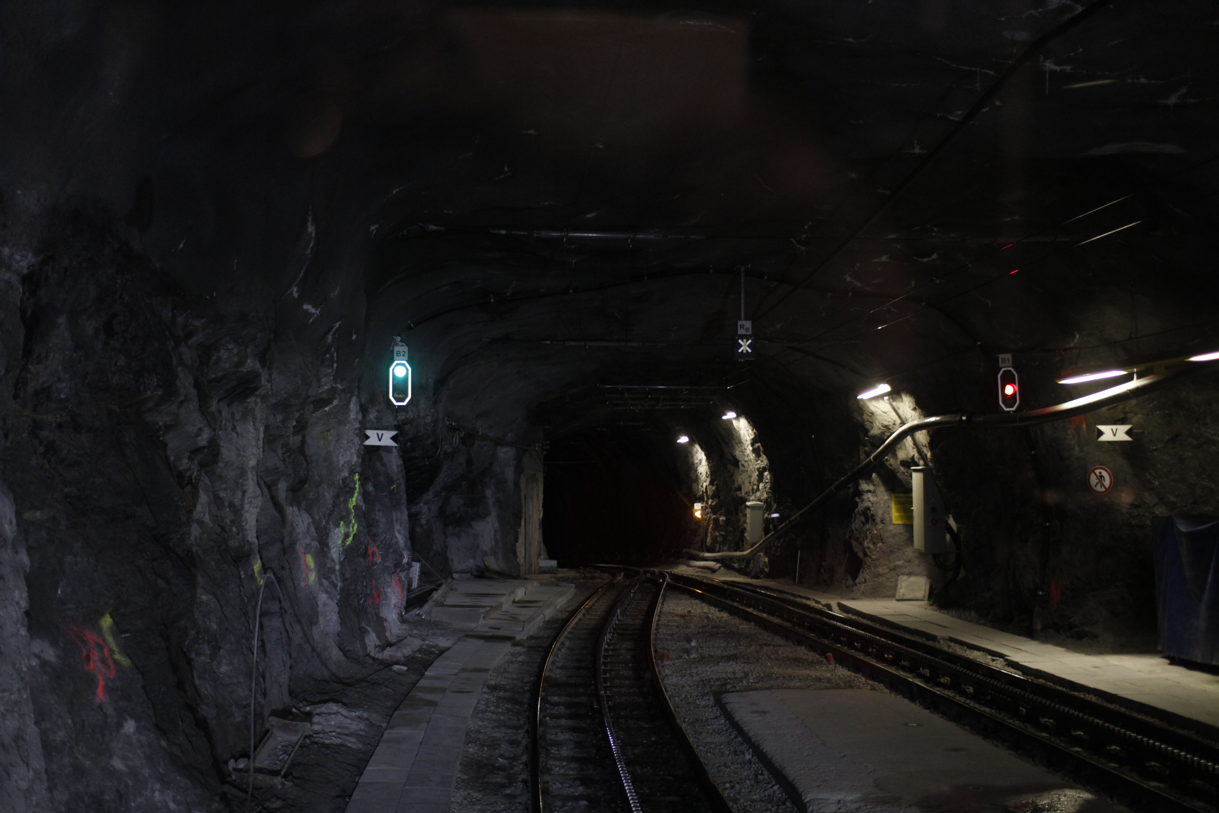 Inside of Jungfrau, Switzerland. 2015.