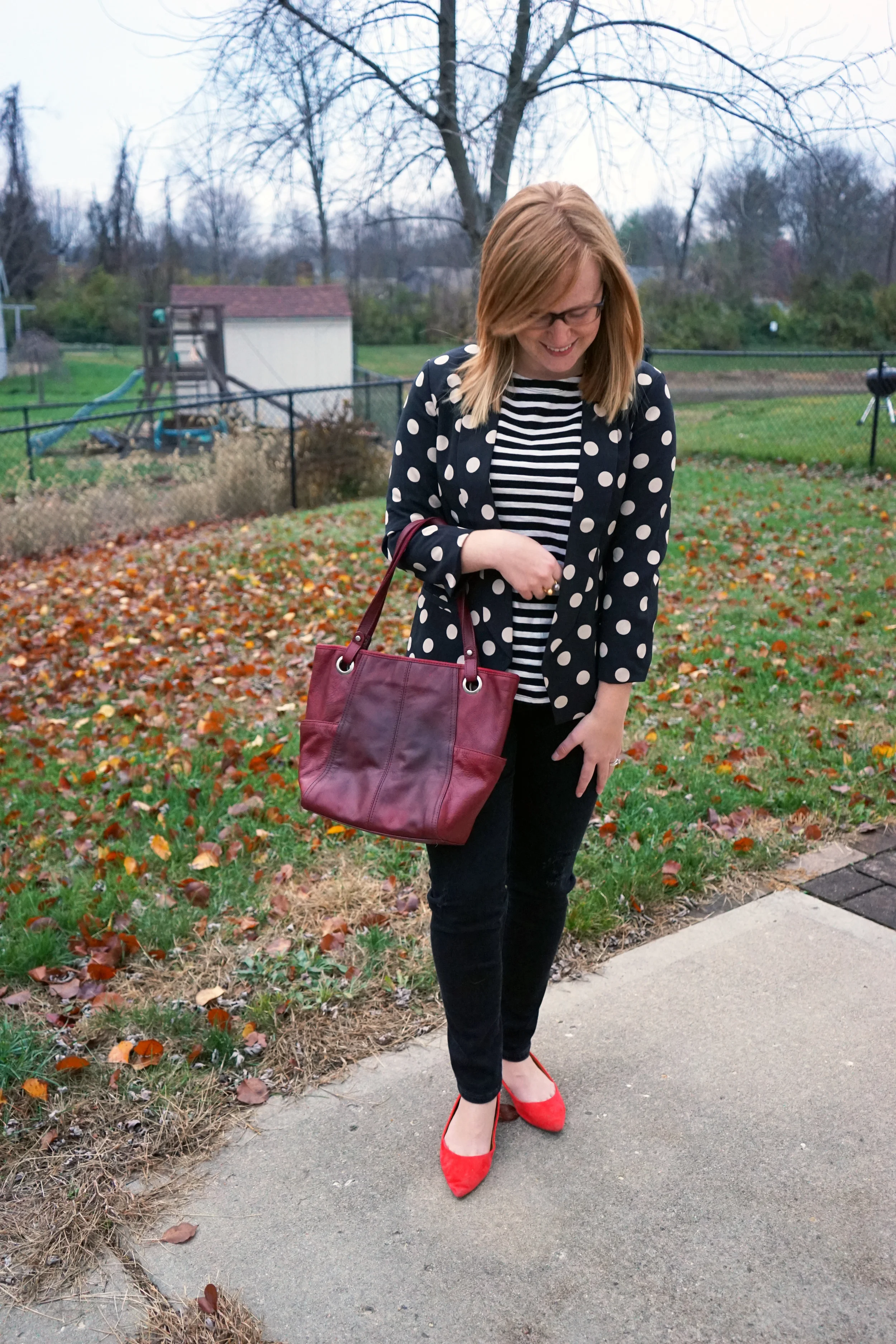 What's Black and White and Red all over?