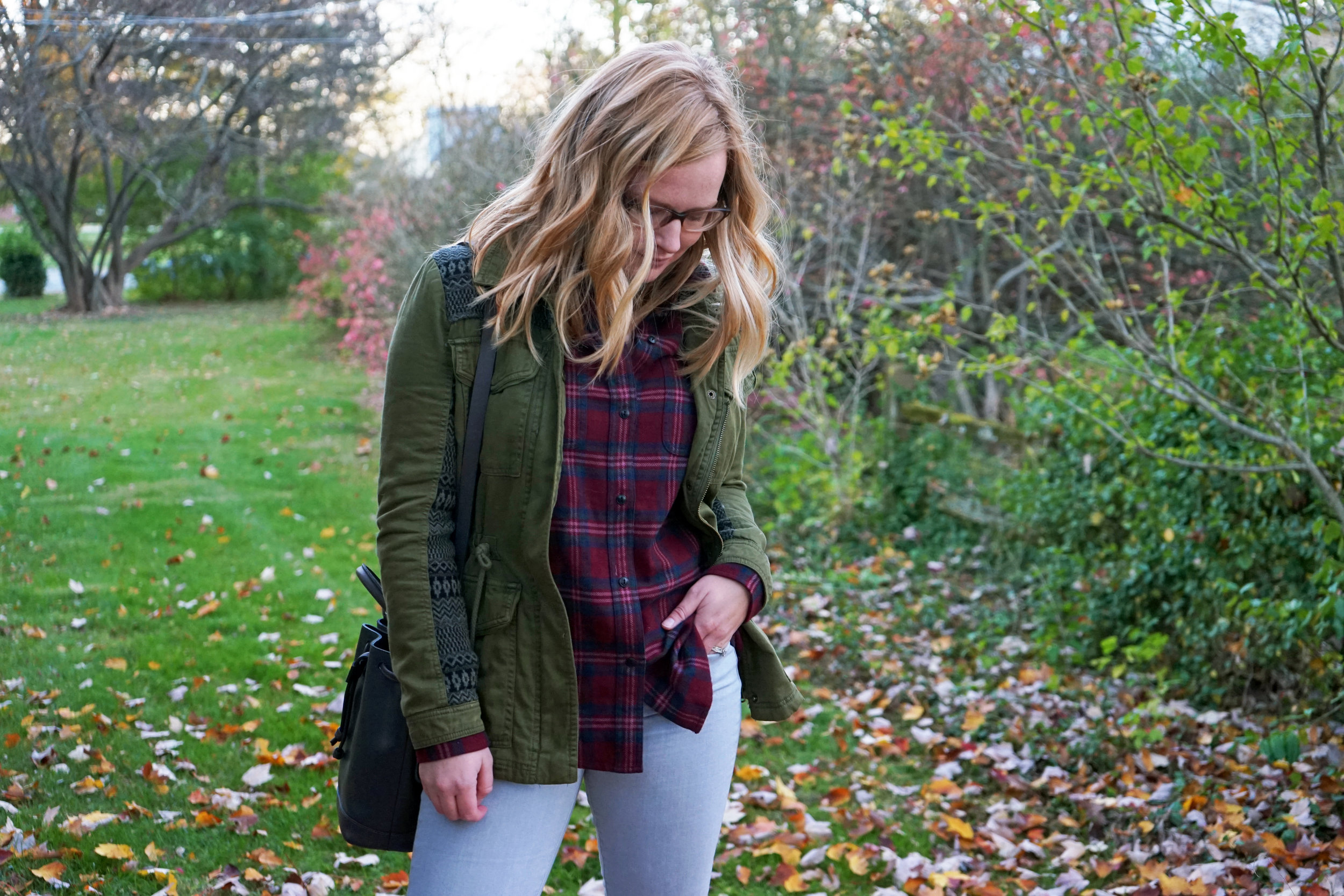 Maggie a la Mode - The Perfect Flannel Madewell 6.JPG