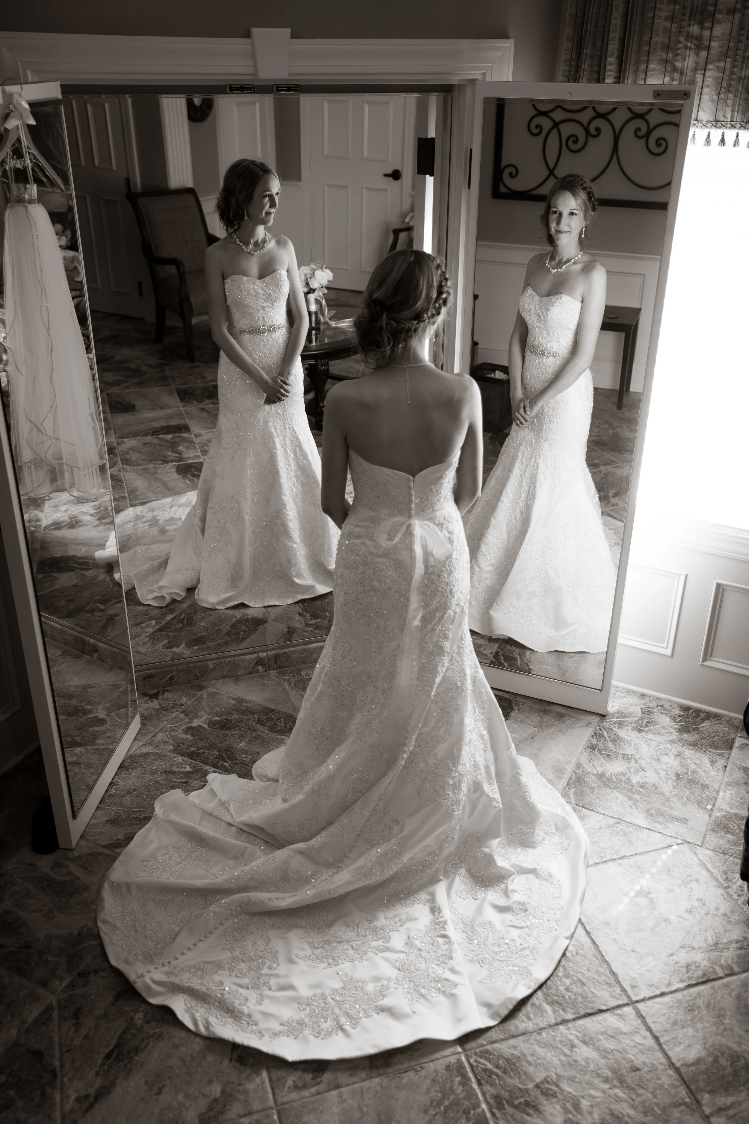 Greenville Wedding | Morningside Baptist Church Spartanburg SC Bride portrait
