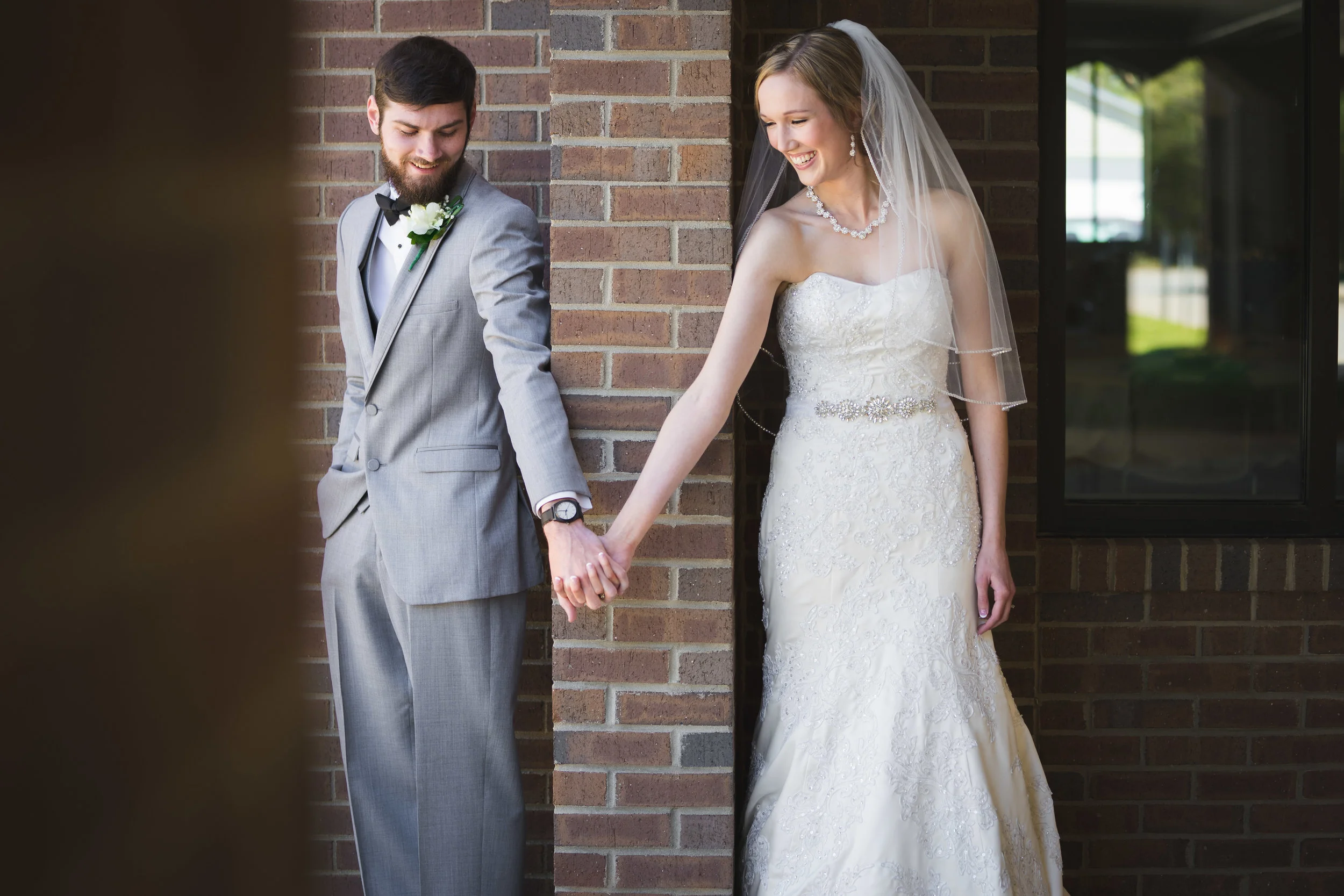 Greenville Wedding | Morningside Baptist Church Spartanburg SC First look