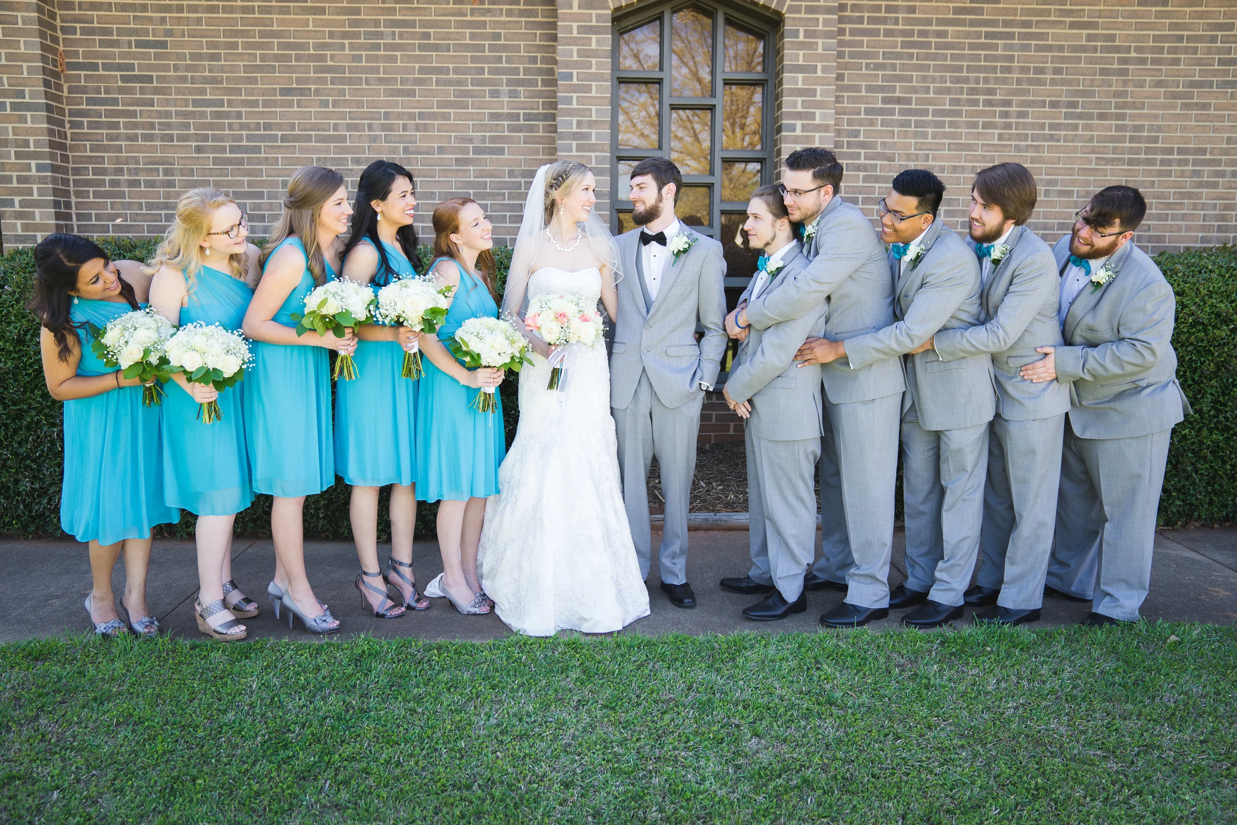 Greenville Wedding | Morningside Baptist Church Spartanburg SC Wedding party