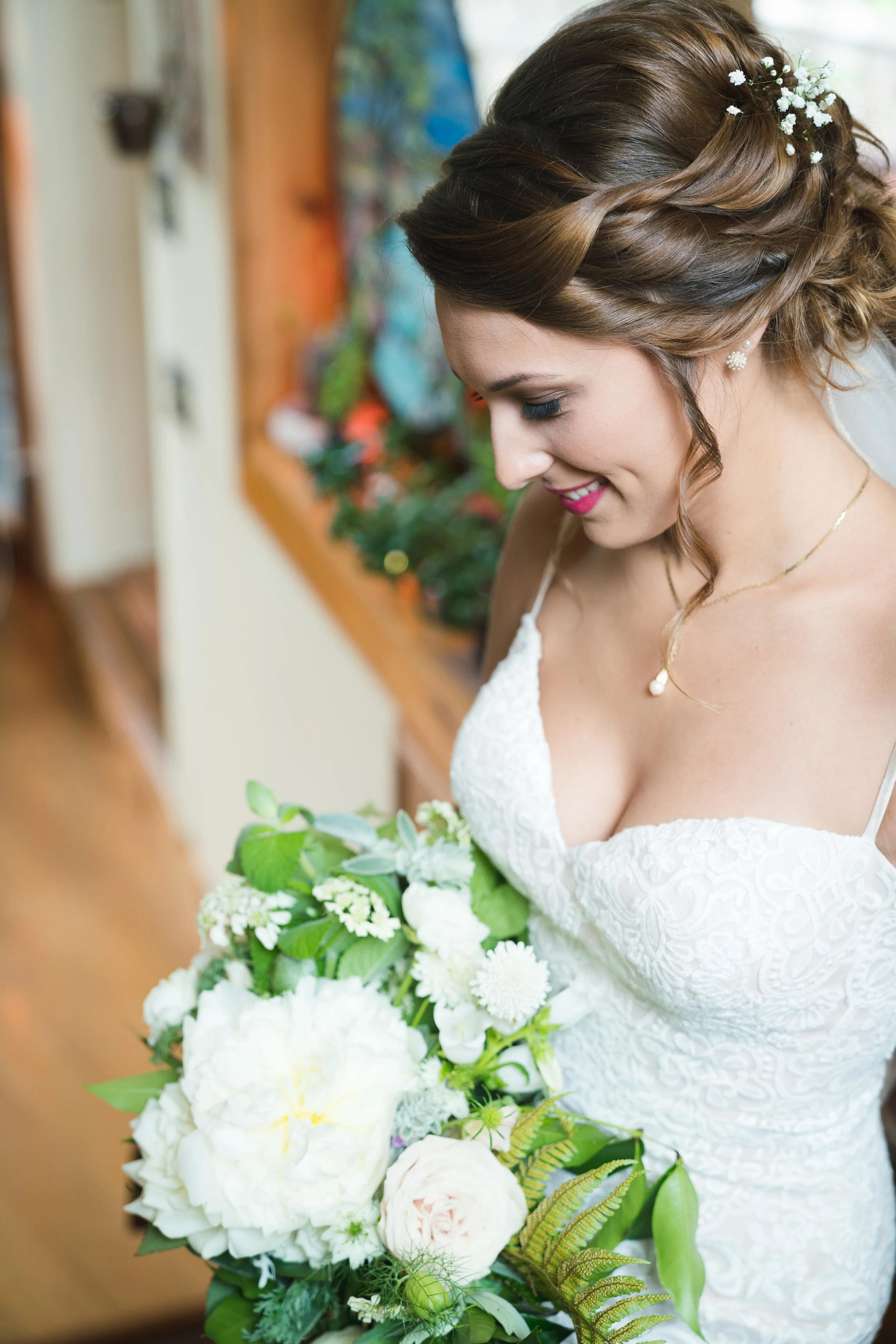 The bride and bouquet - Viewpoint at Buckhorn Creek | Greenville, SC