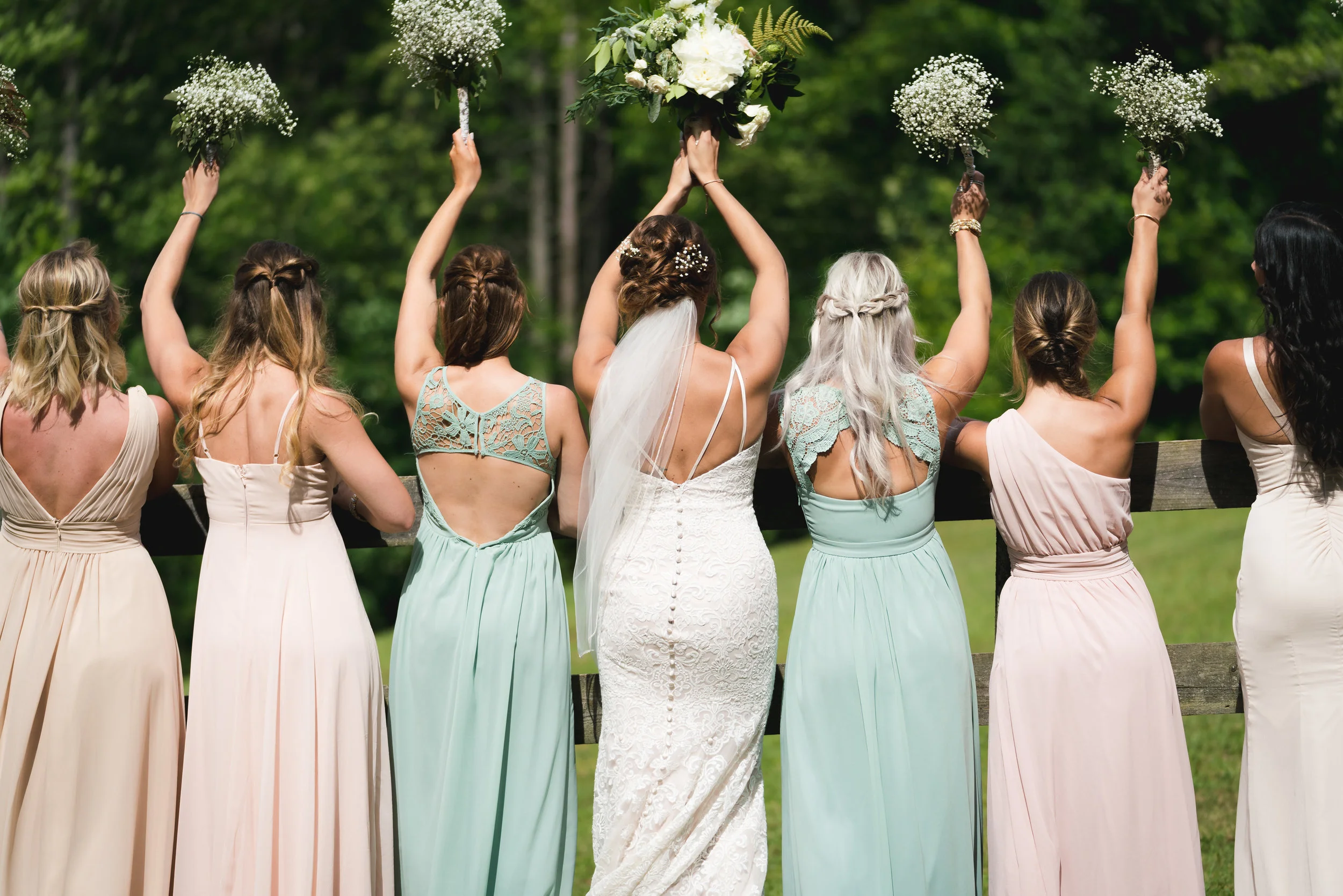 The bridal party - Viewpoint at Buckhorn Creek | Greenville, SC