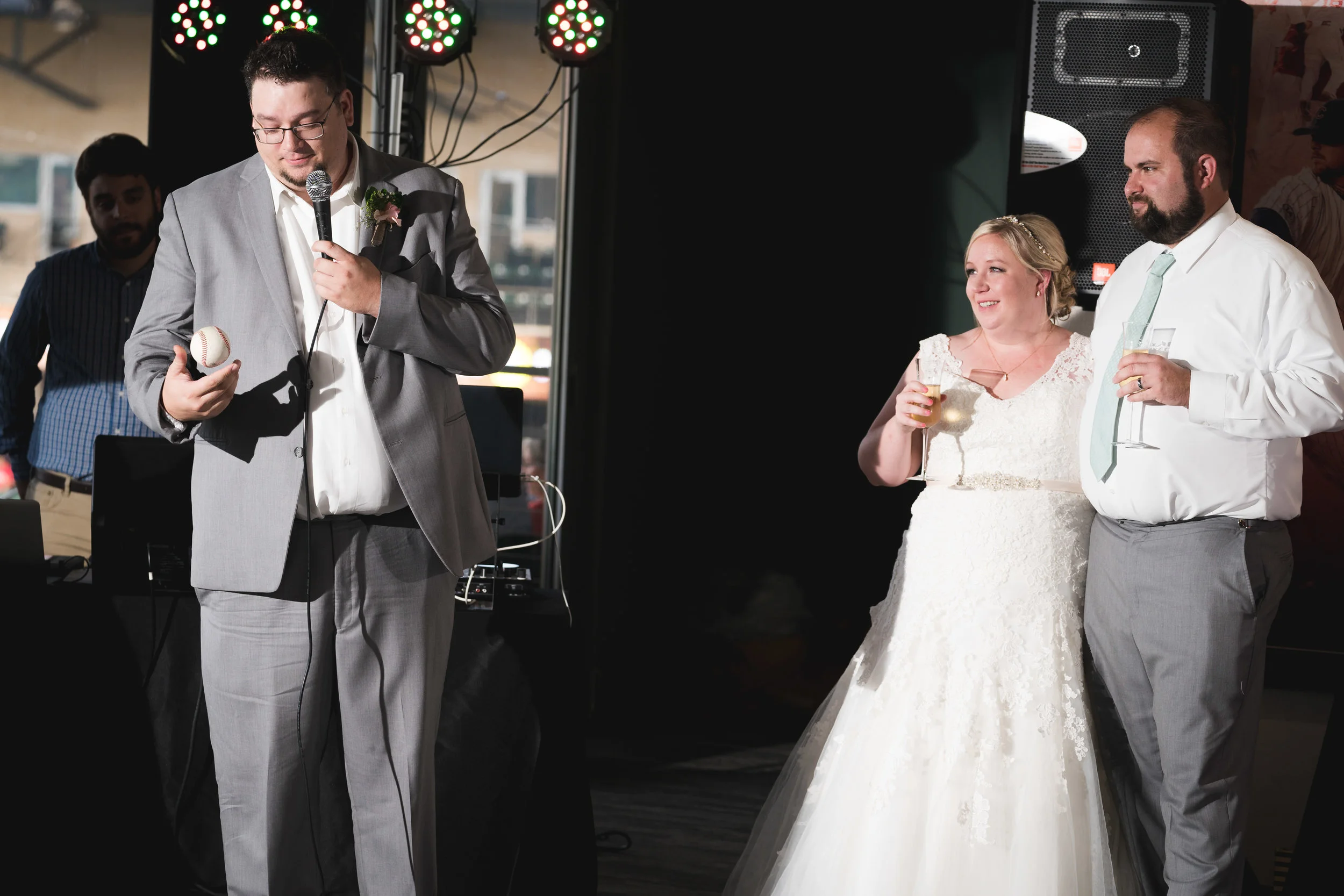 Best man speech | Flour Field Wedding in Downtown Greenville, SC