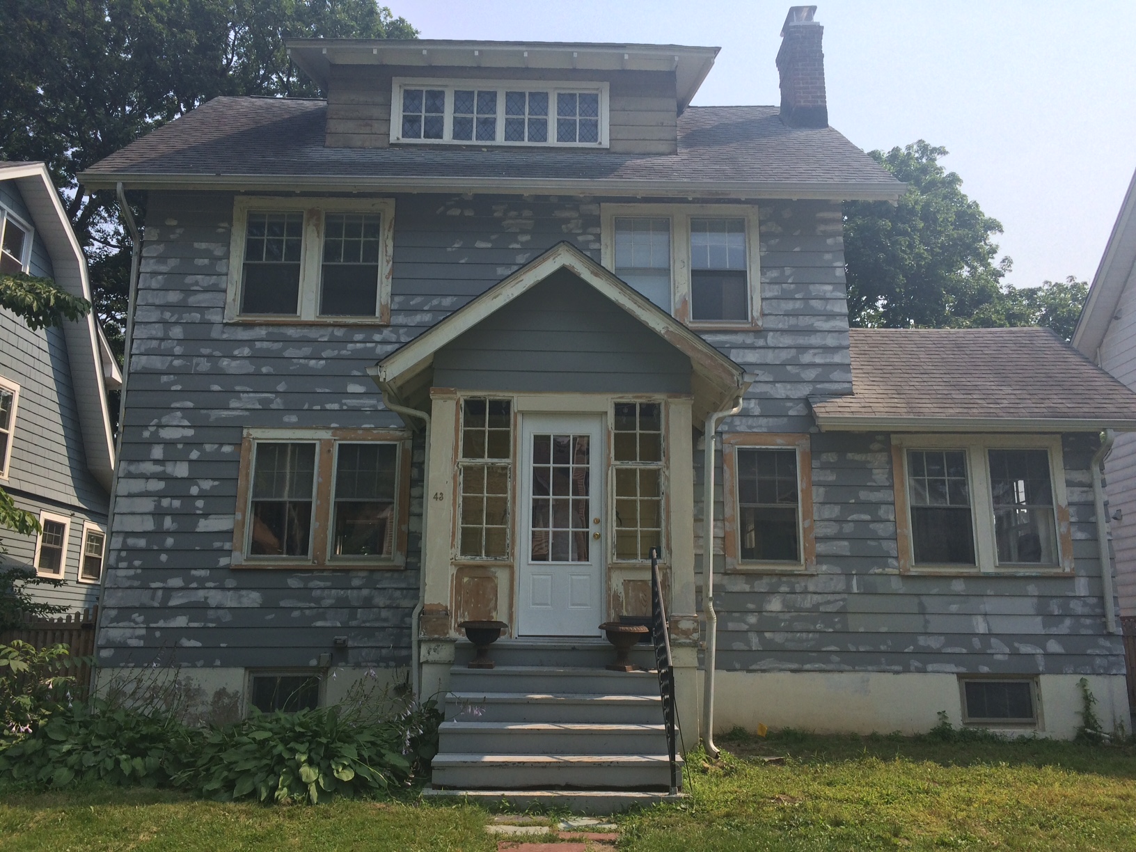  Before: Layers have been sanded and ready for paint. 