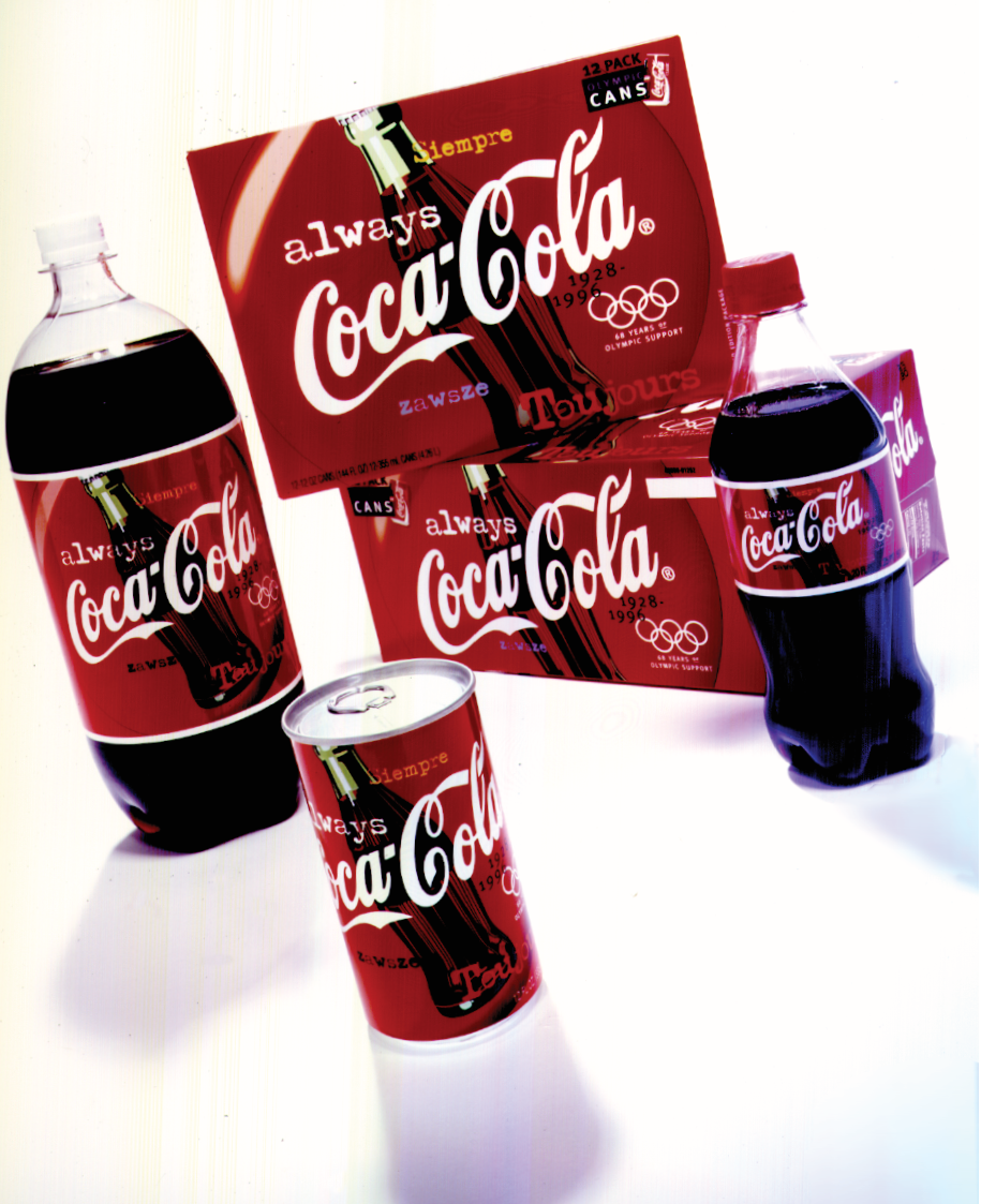 Always Button international packaging for Coca Cola