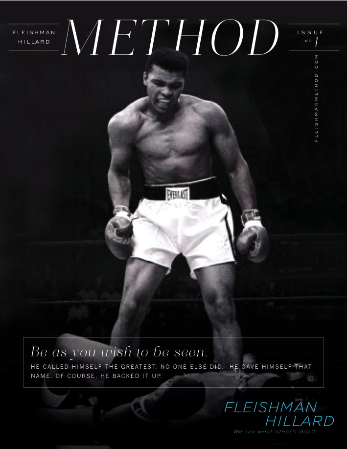 Method "Paper" created for Fleishman Hillard to be a platform of communication as the leader in Public Relations and formatted as an AD and a Newsprint Mailer/Promotional piece.