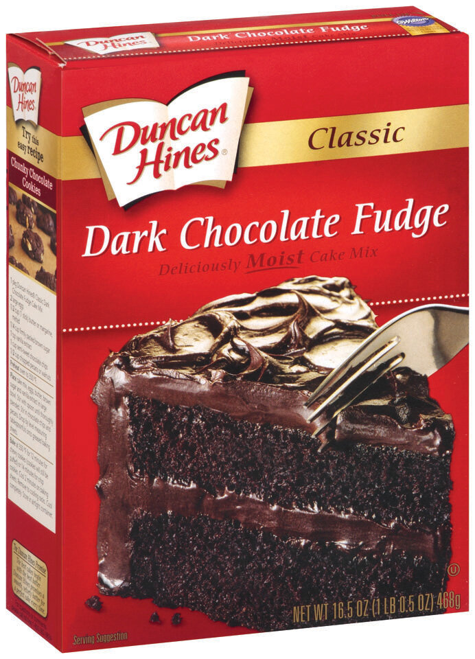 Duncan Hines Classic Dark Chocolate Fudge Cake Mix 432g