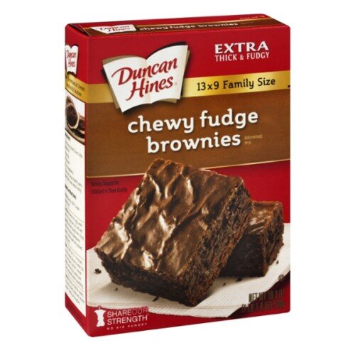 Duncan Hines Chewy Fudge Brownie Mix 520g