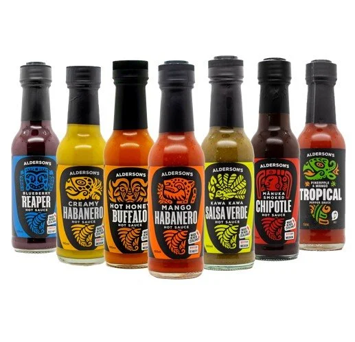 ALDERSON'S NZ MADE PEPPER SAUCE 150ML RANGE