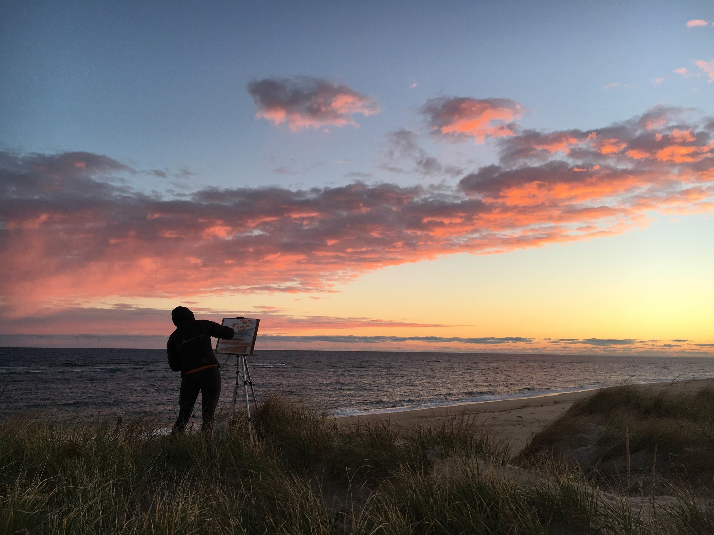  Sunrise, National Seashore Artist Residency, North Truro, Massachusetts 2016