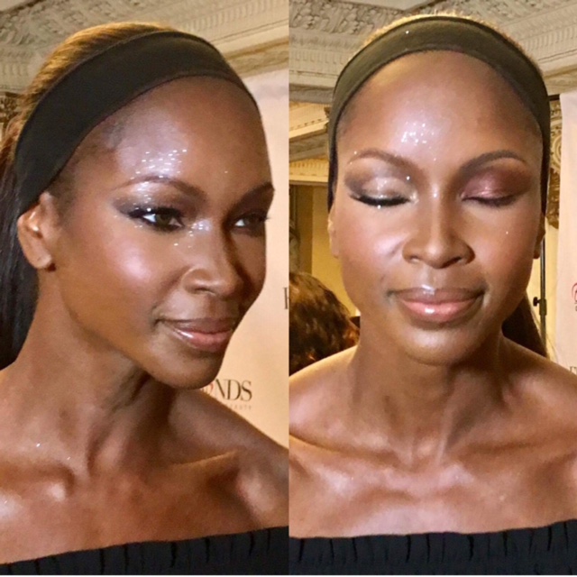 When Sam Fine asked us if we wanted to see a smokey eye or contoured eye we demanded both! 