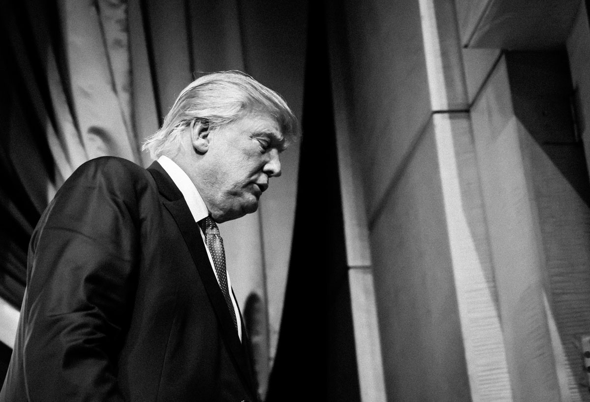 Donald Trump. Photo by Gil Lavi. Courtesy of the artist