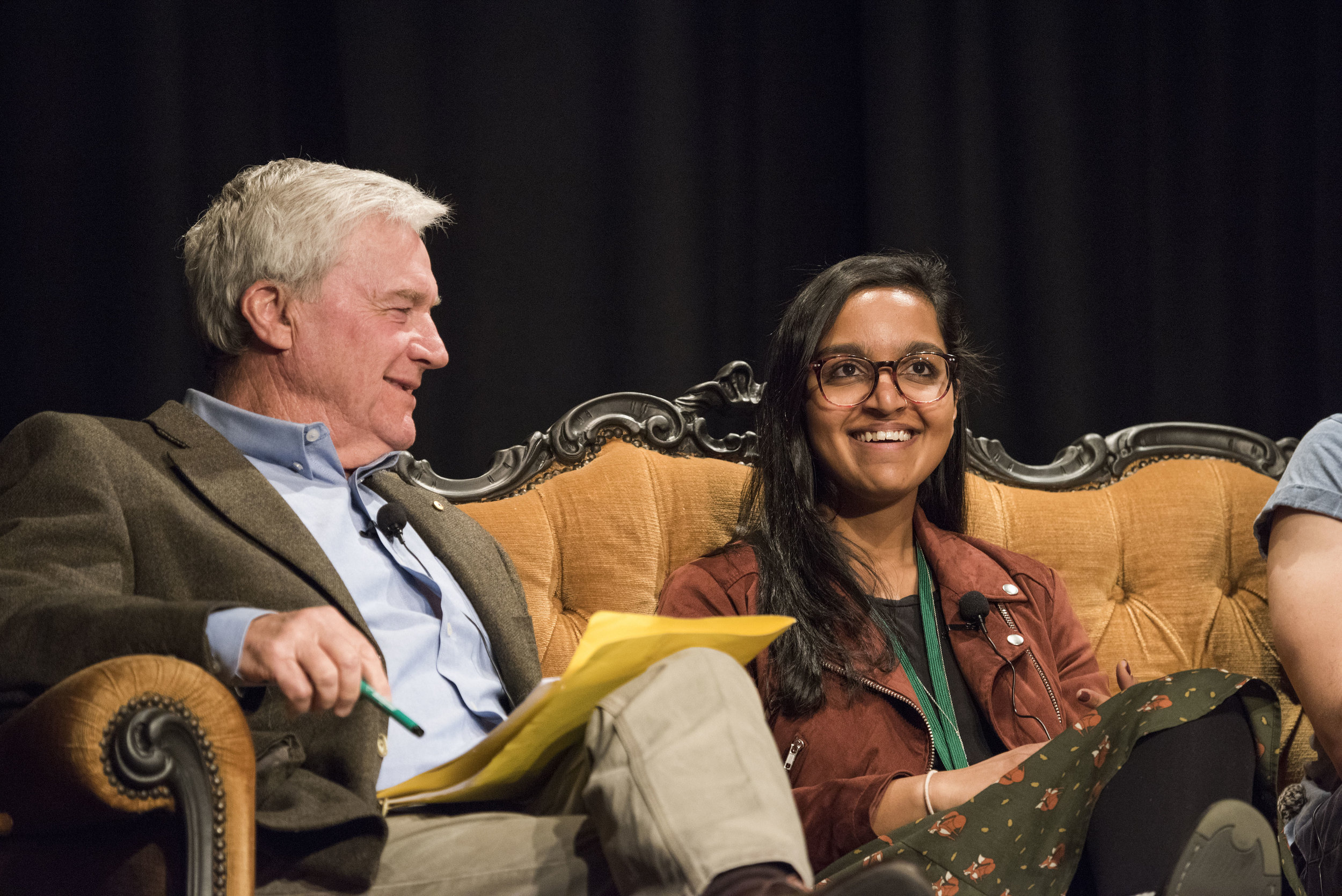 Mike Munro and Zoya Patel in Generation Me or Generation We