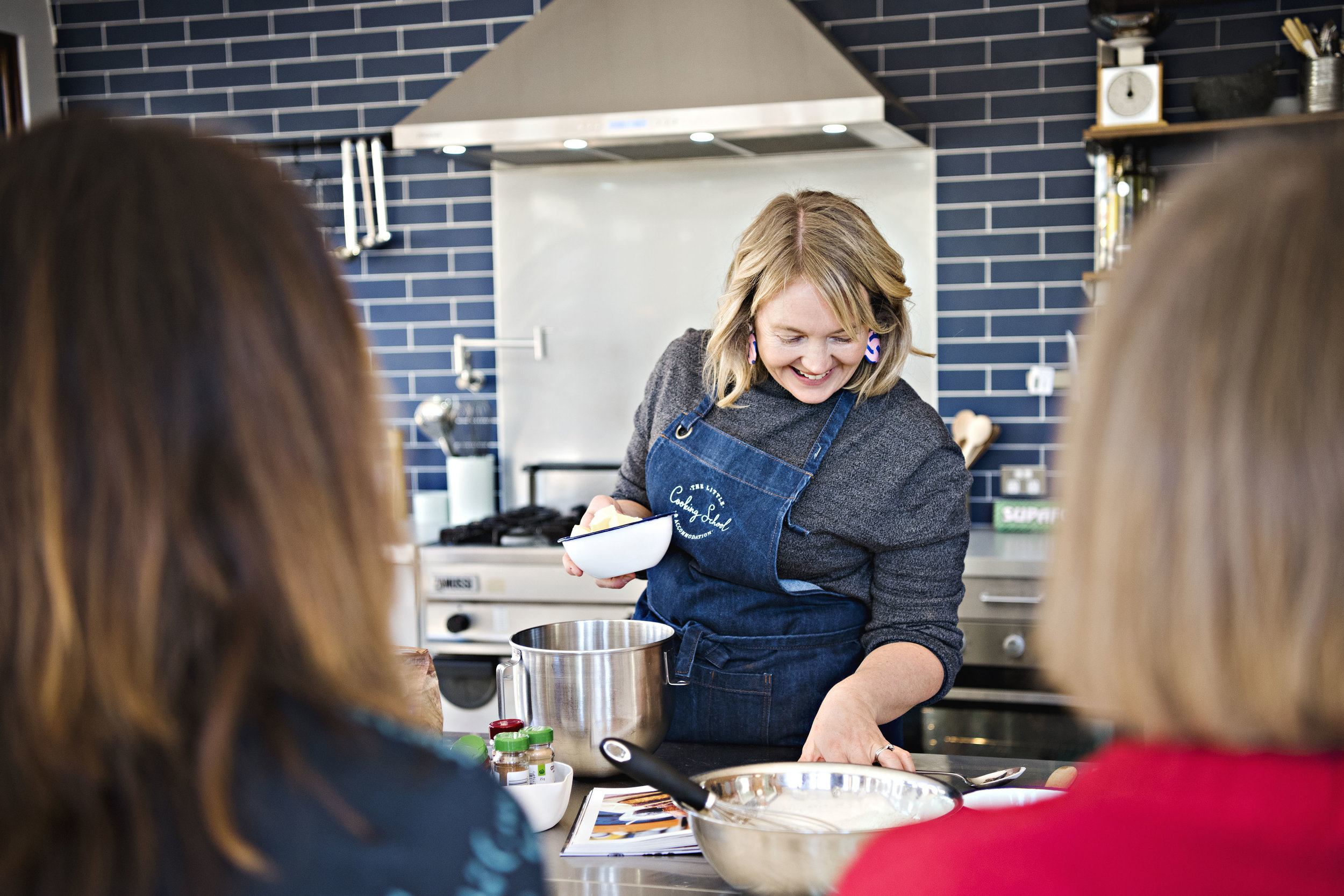 Sophie Hansen's cooking demonstration at the Little Cooking School