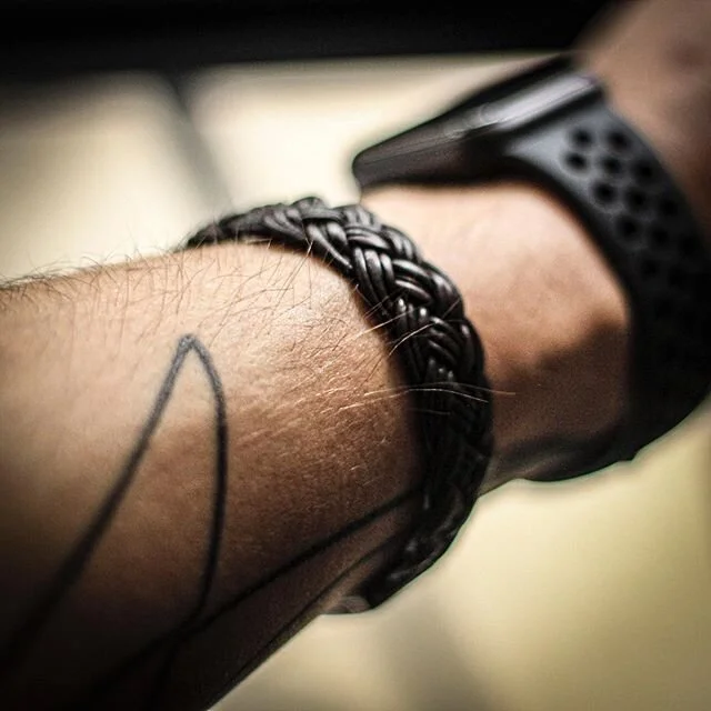 Function next to fashion. @deathstardarling and I caved and got a #applewatch to keep up with our more health-conscious lifestyle from the past several months. Now my left arm is always sporting the watch, my bracelet from #Winfield and my musical su