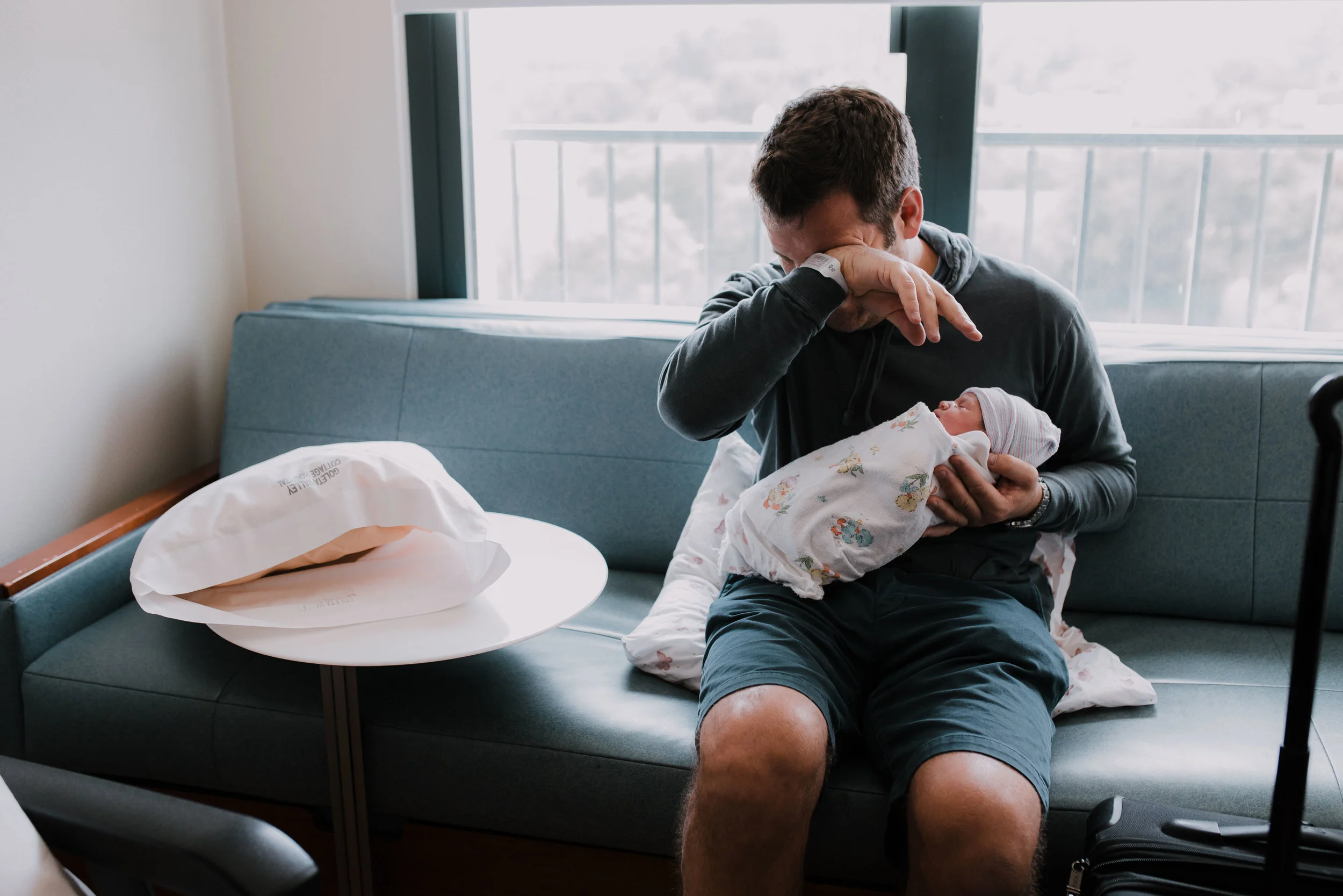 A dad cries when holding his daughter for the first time- Looks Like Film Feature